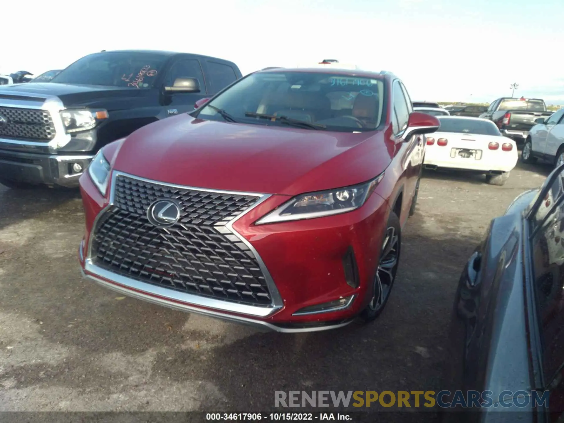 2 Фотография поврежденного автомобиля 2T2HZMAA0MC213920 LEXUS RX 2021