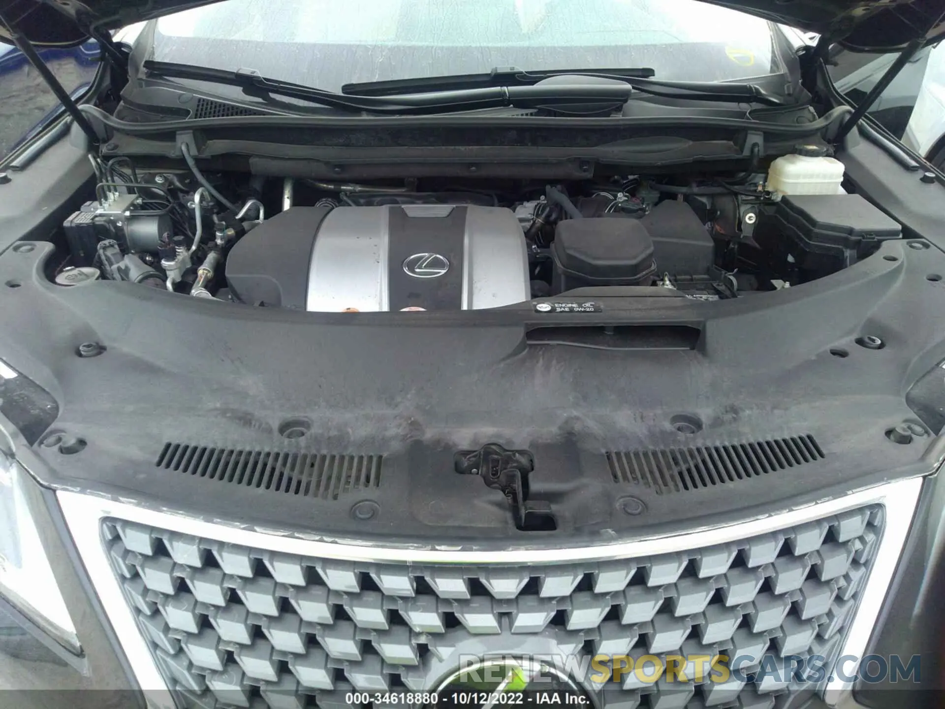 10 Photograph of a damaged car 2T2HZMAA4MC193073 LEXUS RX 2021