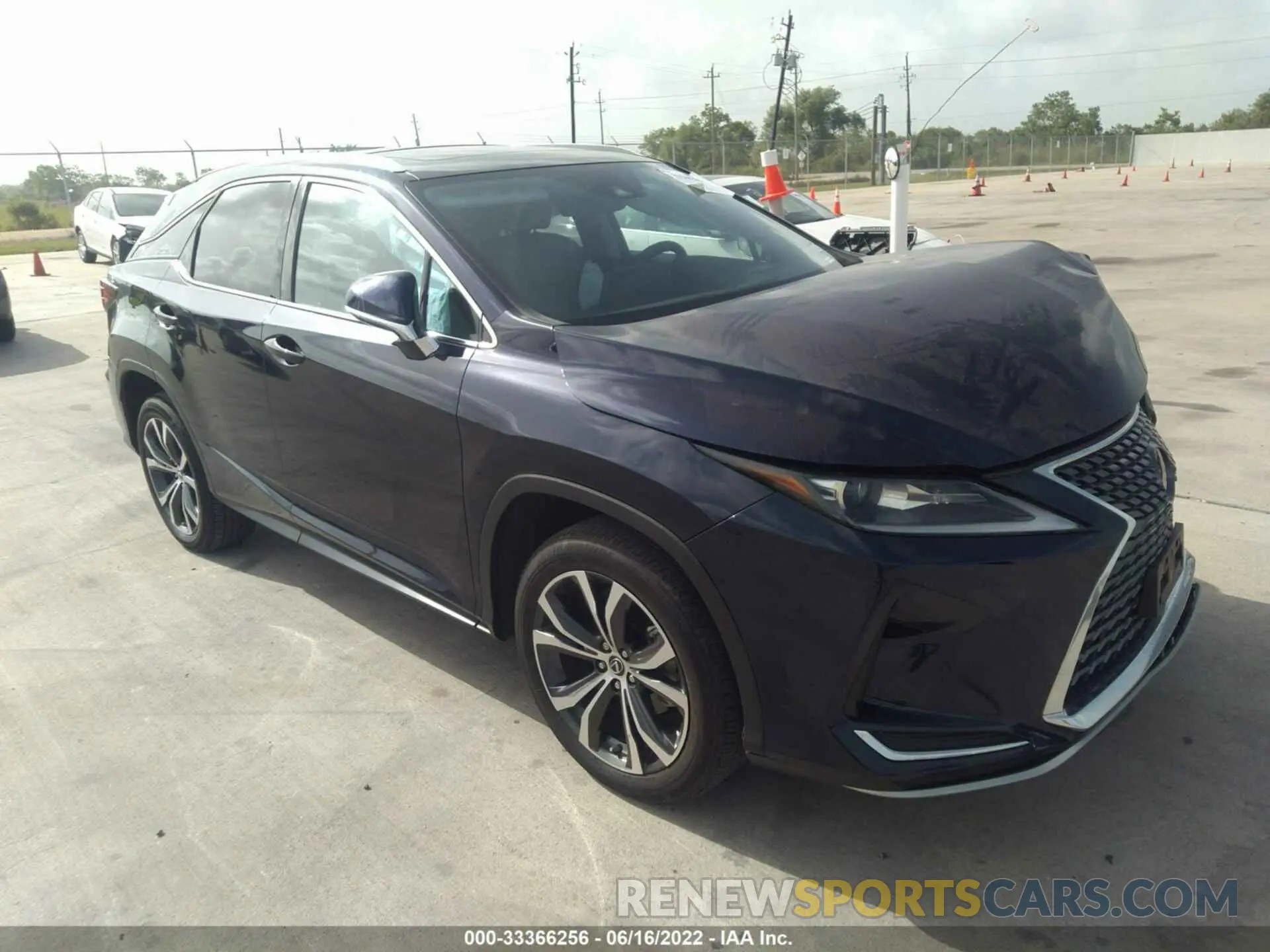 1 Фотография поврежденного автомобиля 2T2HZMAA7MC205345 LEXUS RX 2021