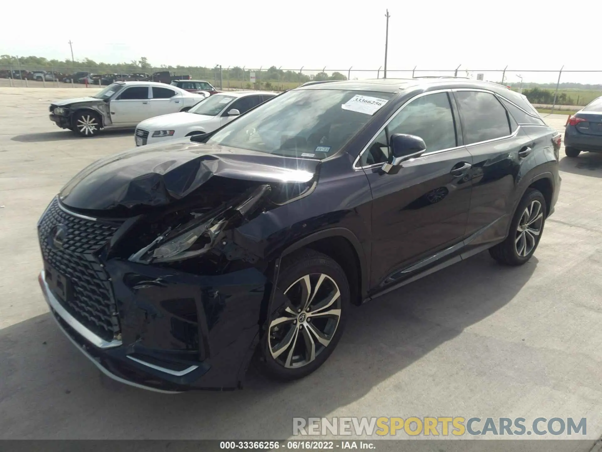 2 Фотография поврежденного автомобиля 2T2HZMAA7MC205345 LEXUS RX 2021