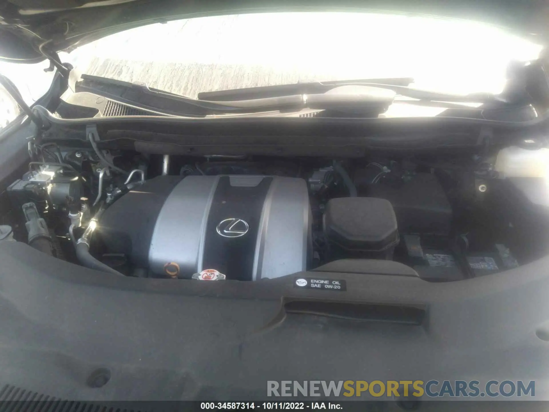 10 Фотография поврежденного автомобиля 2T2HZMAA9MC194607 LEXUS RX 2021