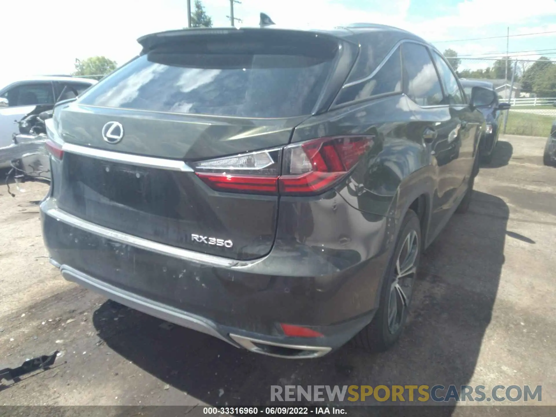 4 Photograph of a damaged car 2T2HZMDA1MC293448 LEXUS RX 2021
