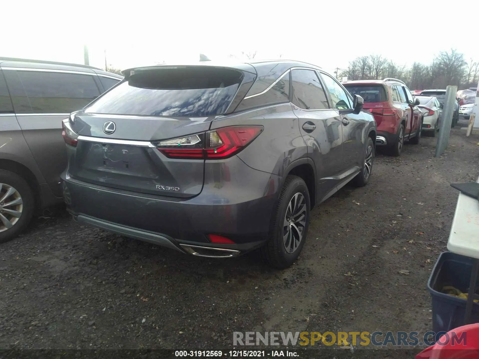 4 Фотография поврежденного автомобиля 2T2HZMDAXMC307203 LEXUS RX 2021