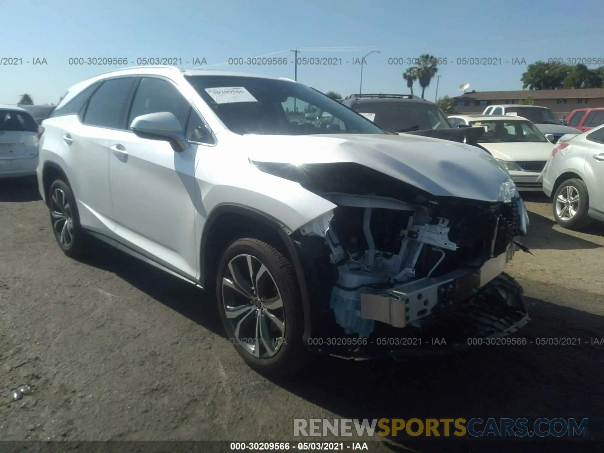 1 Photograph of a damaged car JTJHZKEA0M2019113 LEXUS RX 2021