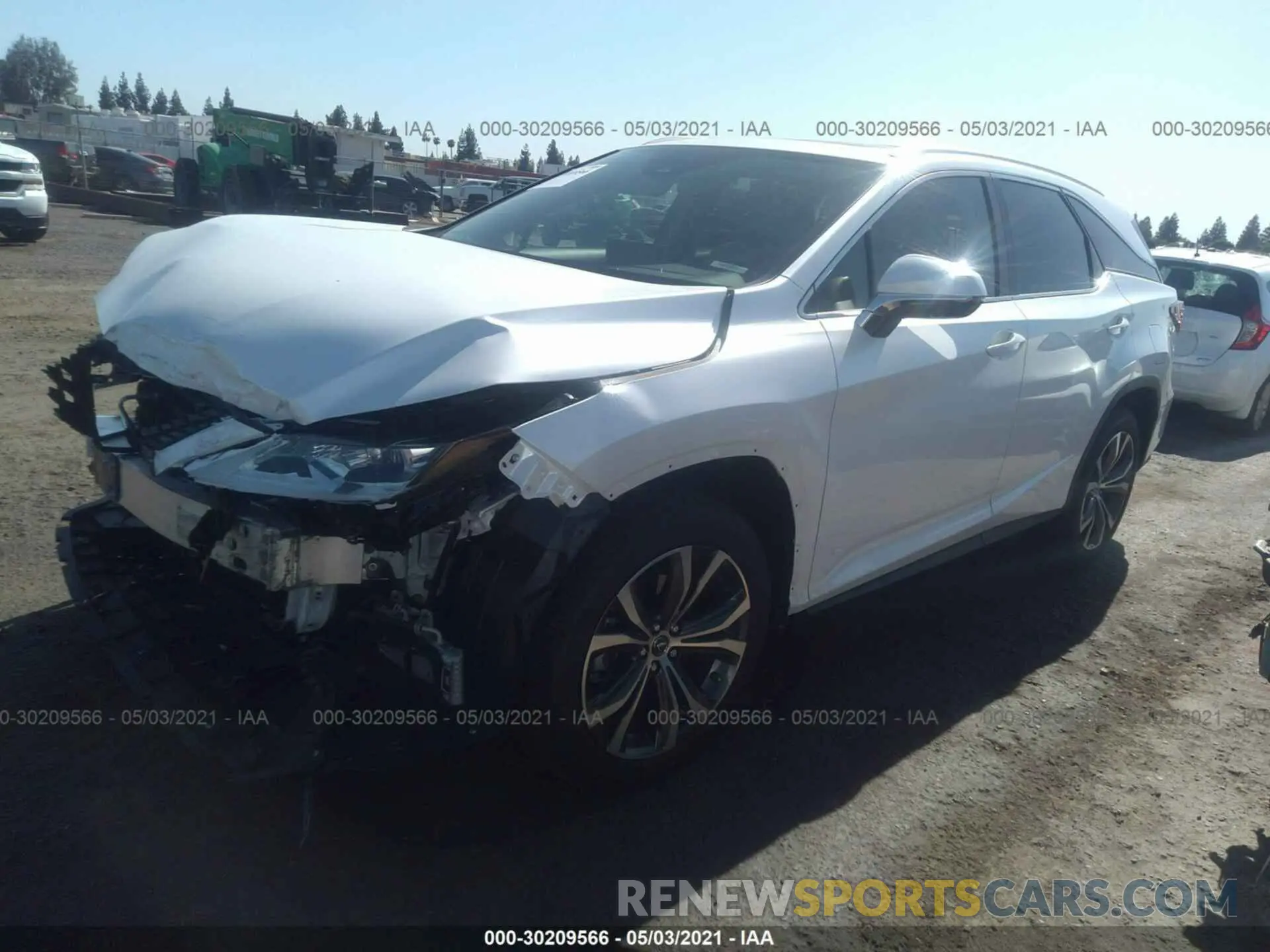 2 Photograph of a damaged car JTJHZKEA0M2019113 LEXUS RX 2021