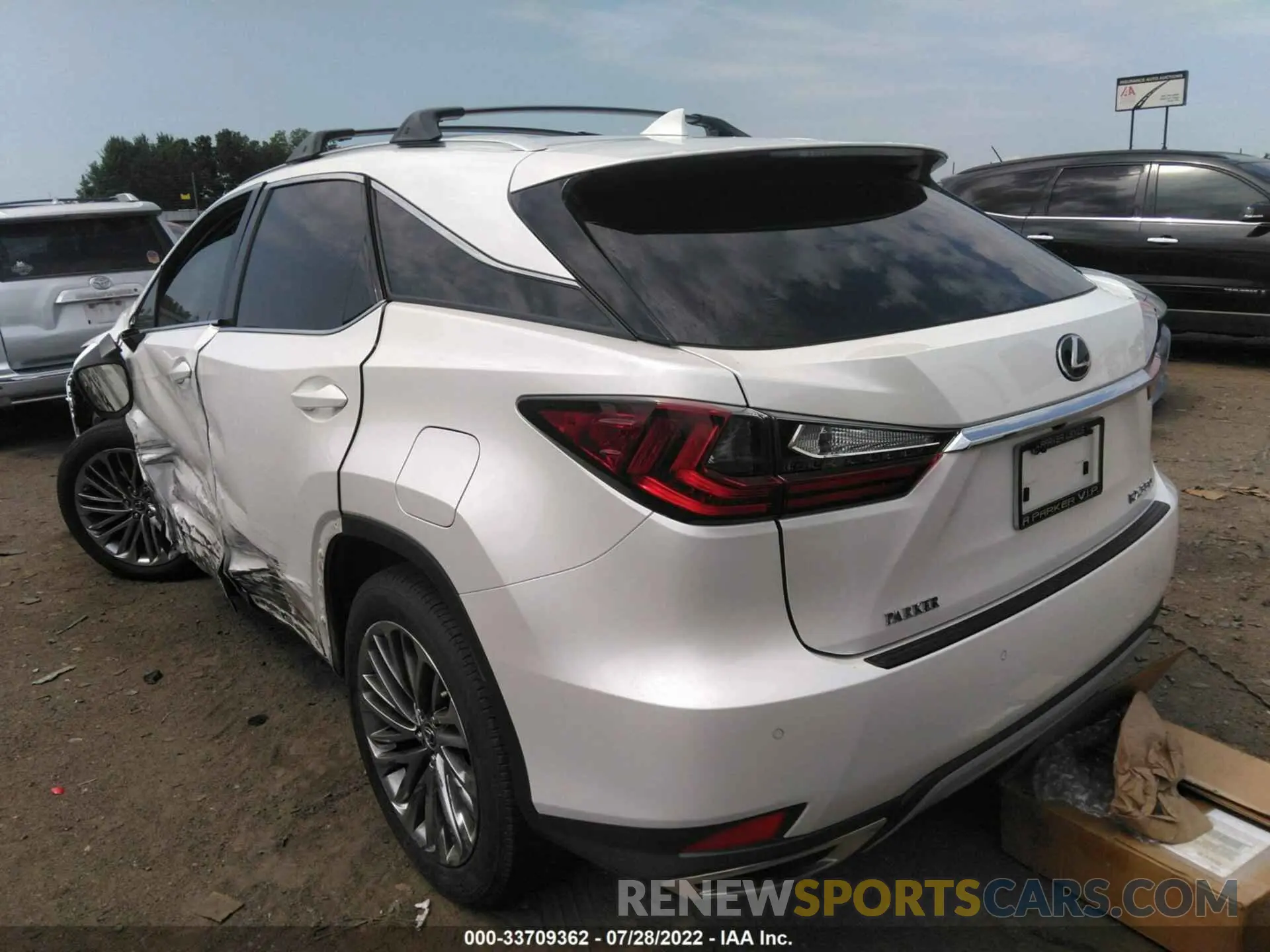 3 Photograph of a damaged car JTJHZMDA5M2054081 LEXUS RX 2021