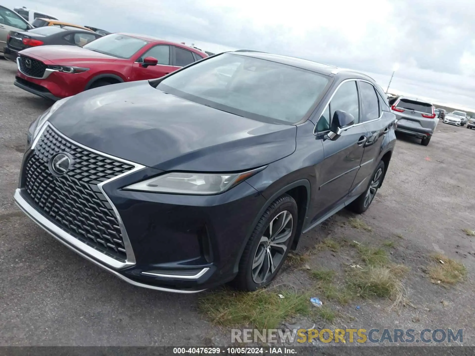 2 Фотография поврежденного автомобиля 2T2HZMDA7NC317785 LEXUS RX 2022