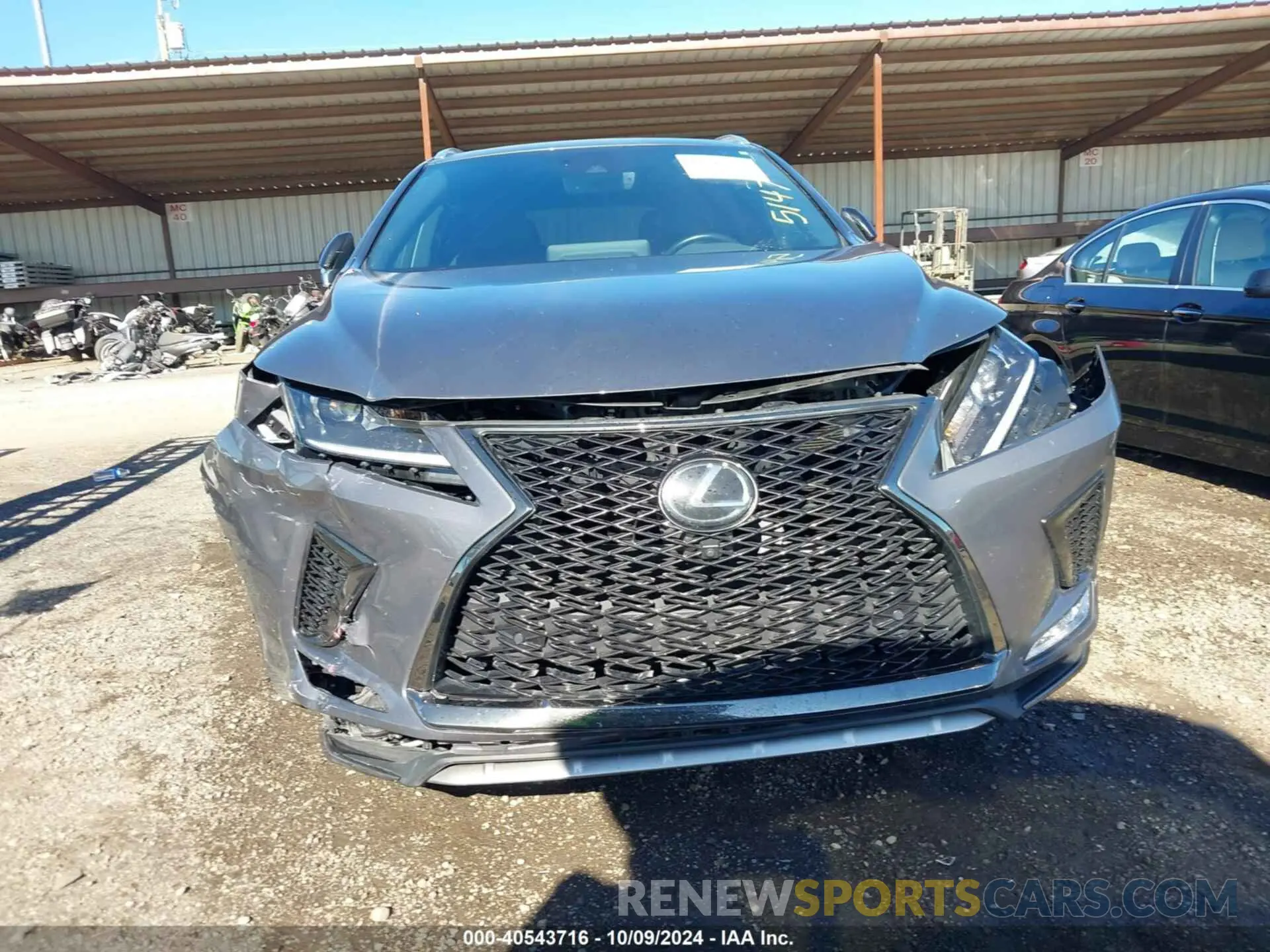 13 Фотография поврежденного автомобиля 2T2YZMDA5NC345147 LEXUS RX 2022