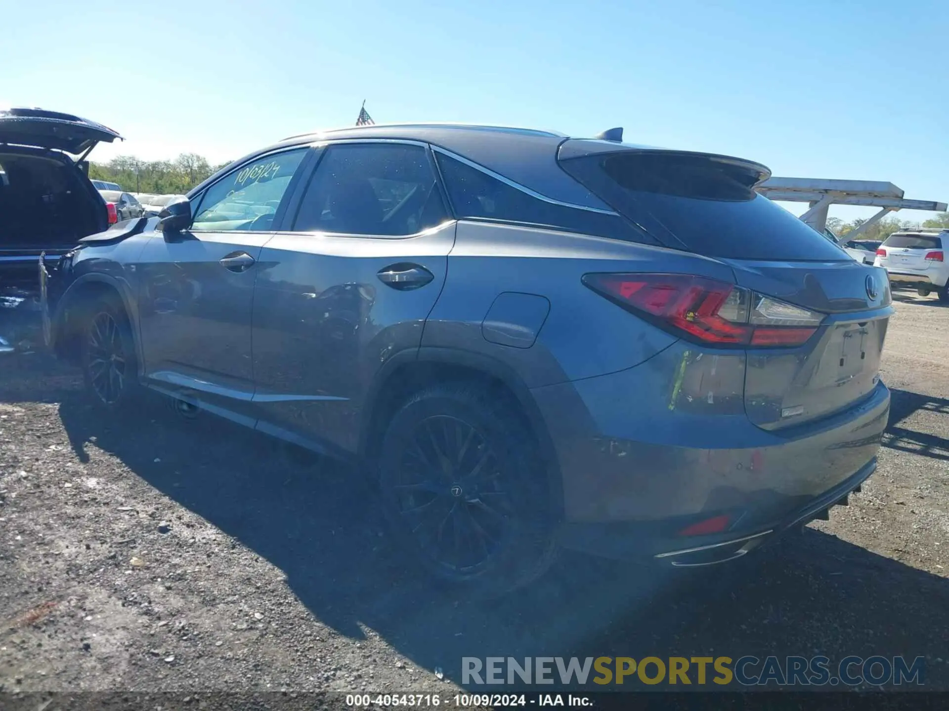 3 Фотография поврежденного автомобиля 2T2YZMDA5NC345147 LEXUS RX 2022