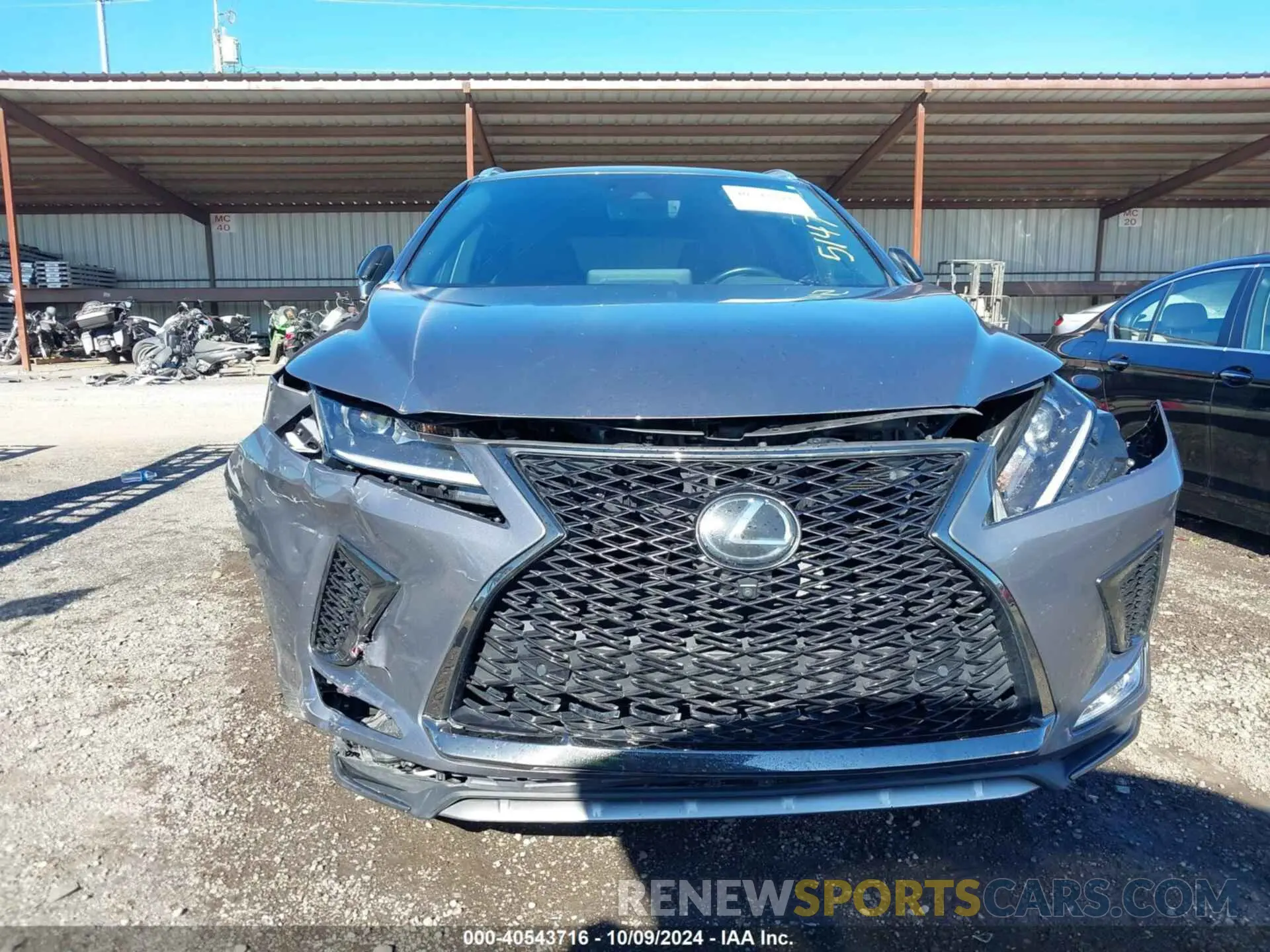 6 Фотография поврежденного автомобиля 2T2YZMDA5NC345147 LEXUS RX 2022