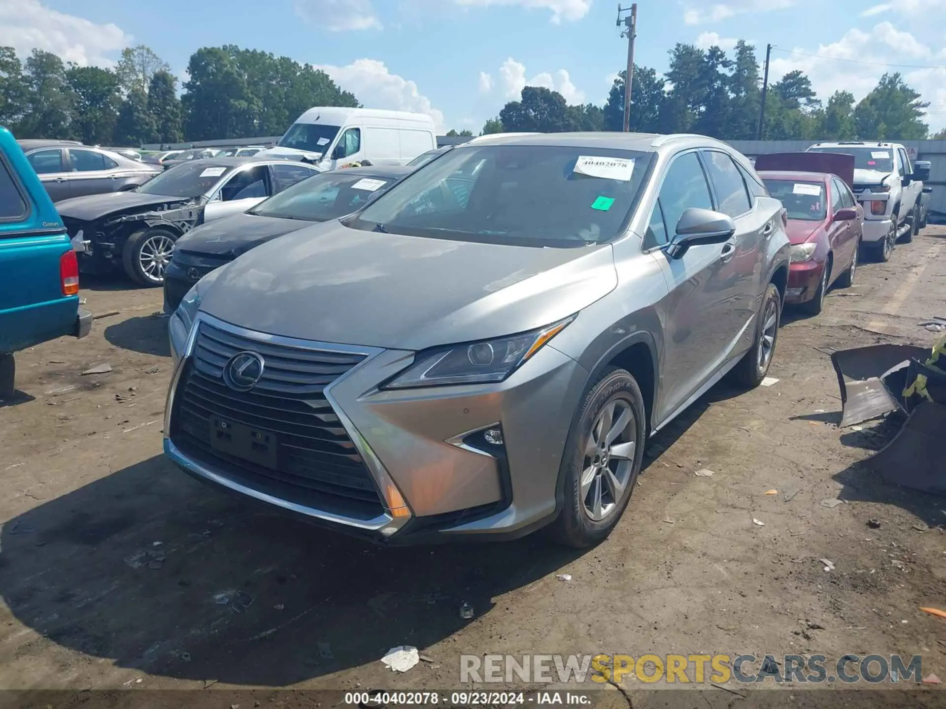 2 Photograph of a damaged car 2T2BZMCA0KC196021 LEXUS RX 350 2019