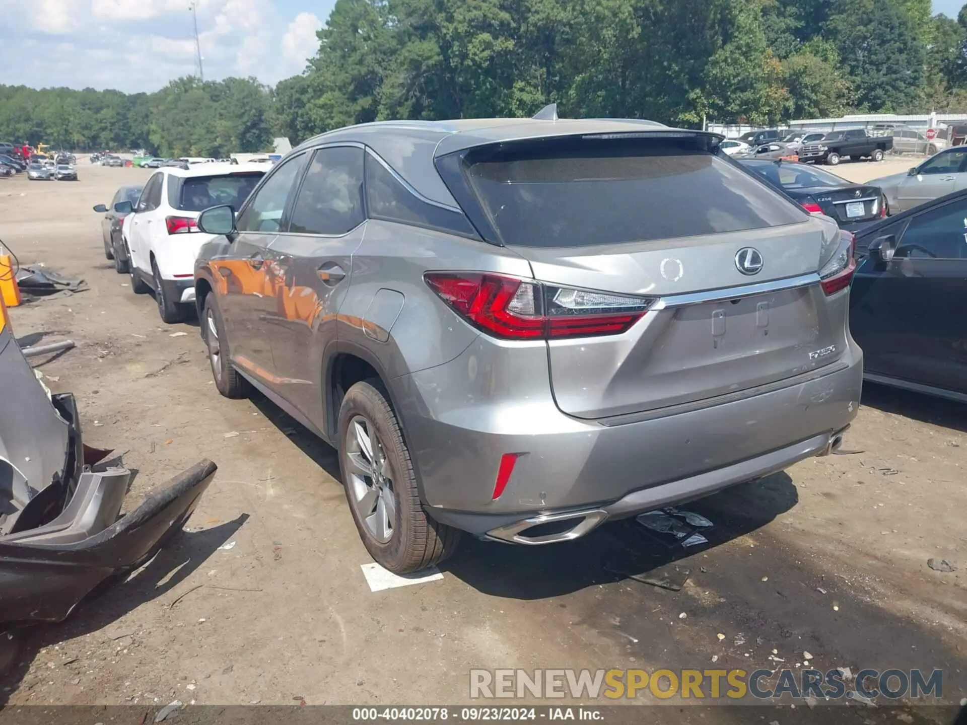 3 Photograph of a damaged car 2T2BZMCA0KC196021 LEXUS RX 350 2019