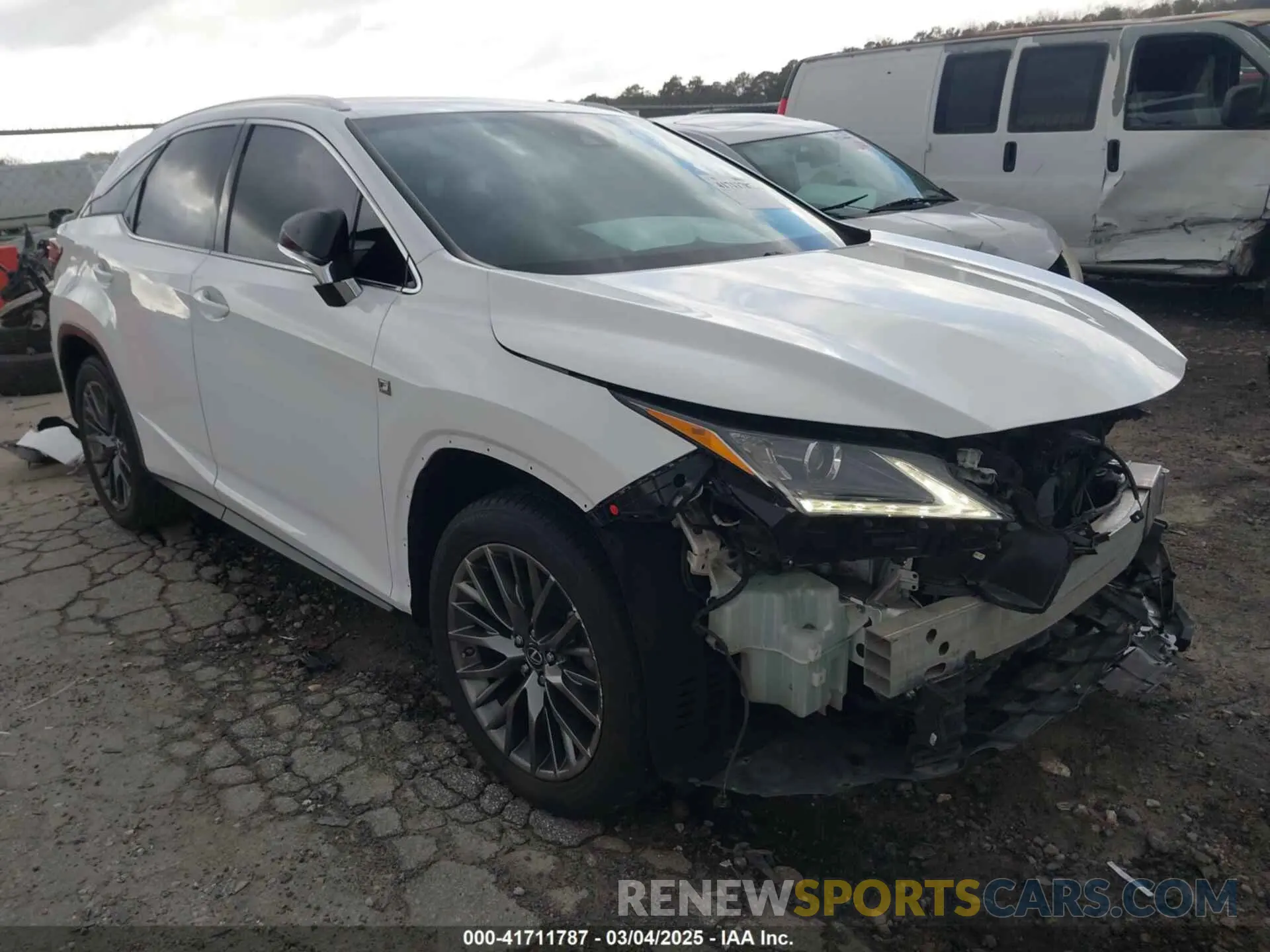 1 Фотография поврежденного автомобиля 2T2BZMCA3KC186955 LEXUS RX 350 2019