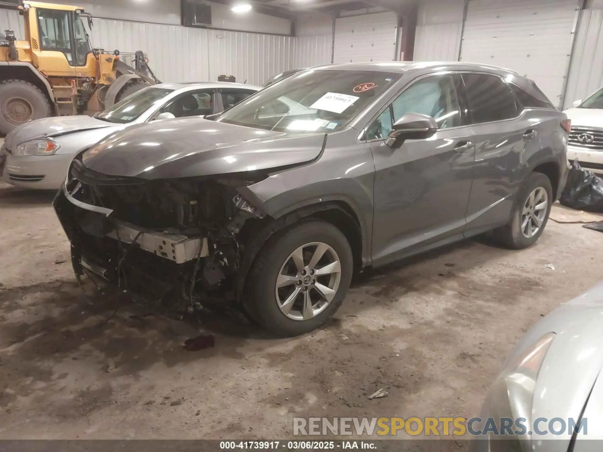 2 Фотография поврежденного автомобиля 2T2BZMCA5KC197990 LEXUS RX 350 2019