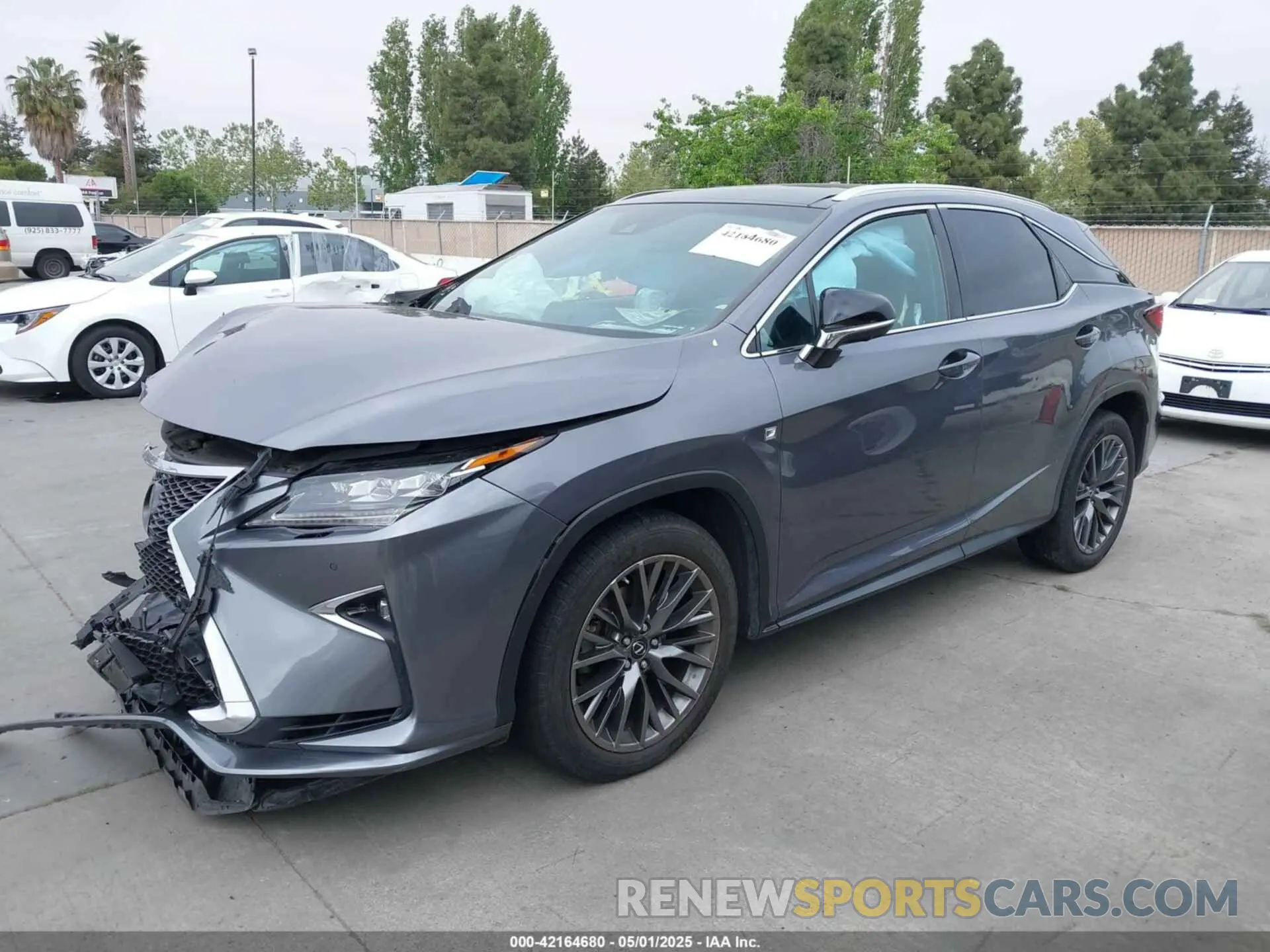 2 Photograph of a damaged car 2T2BZMCA6KC193043 LEXUS RX 350 2019