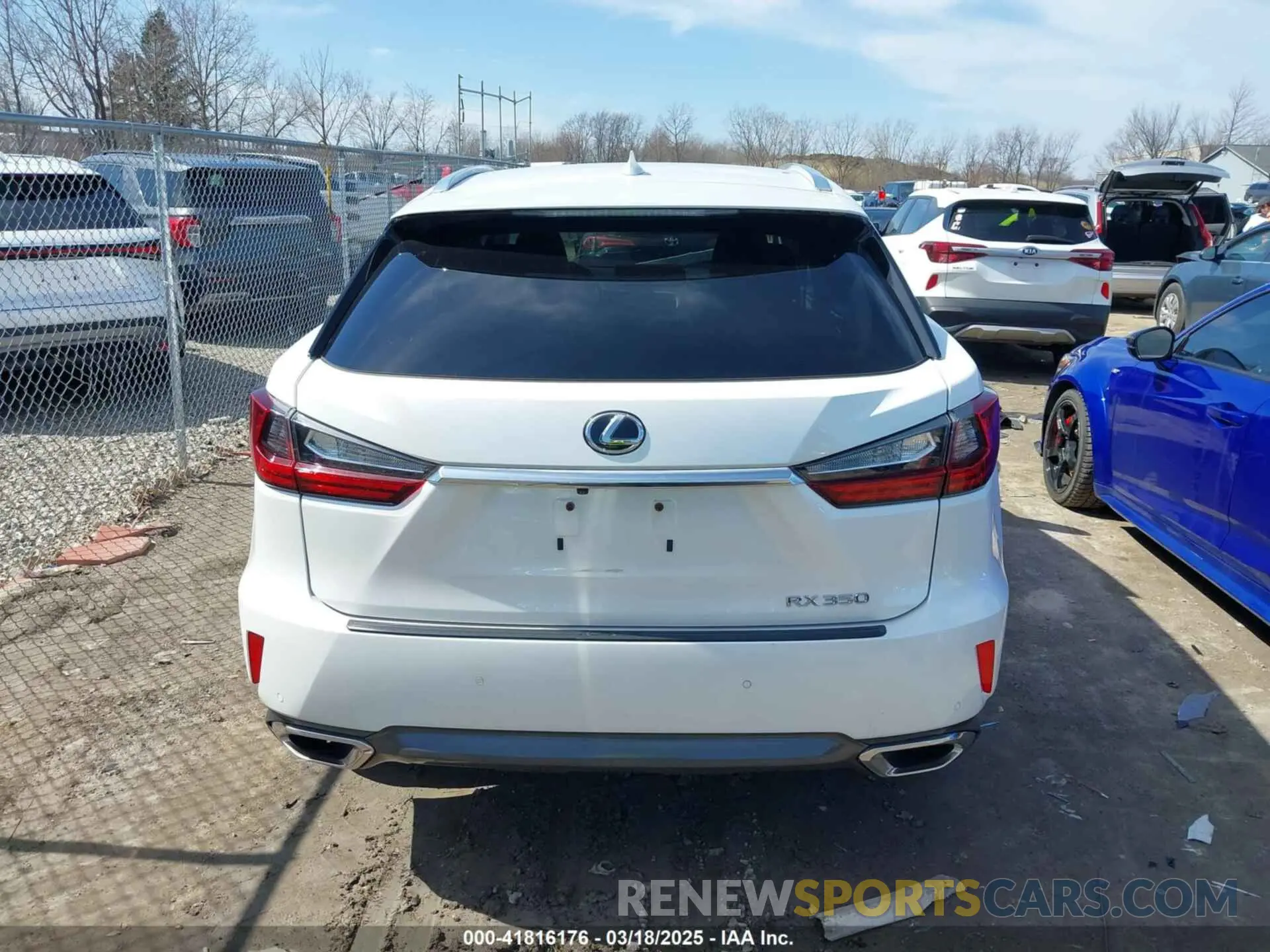 16 Photograph of a damaged car 2T2BZMCA7KC175473 LEXUS RX 350 2019