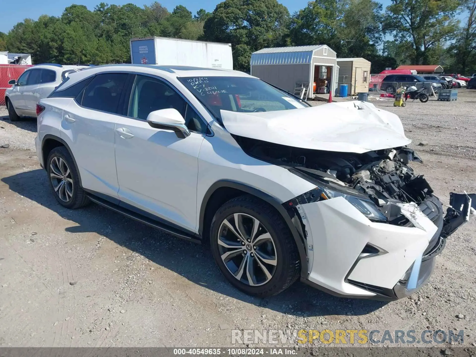 1 Фотография поврежденного автомобиля 2T2BZMCA7KC188241 LEXUS RX 350 2019