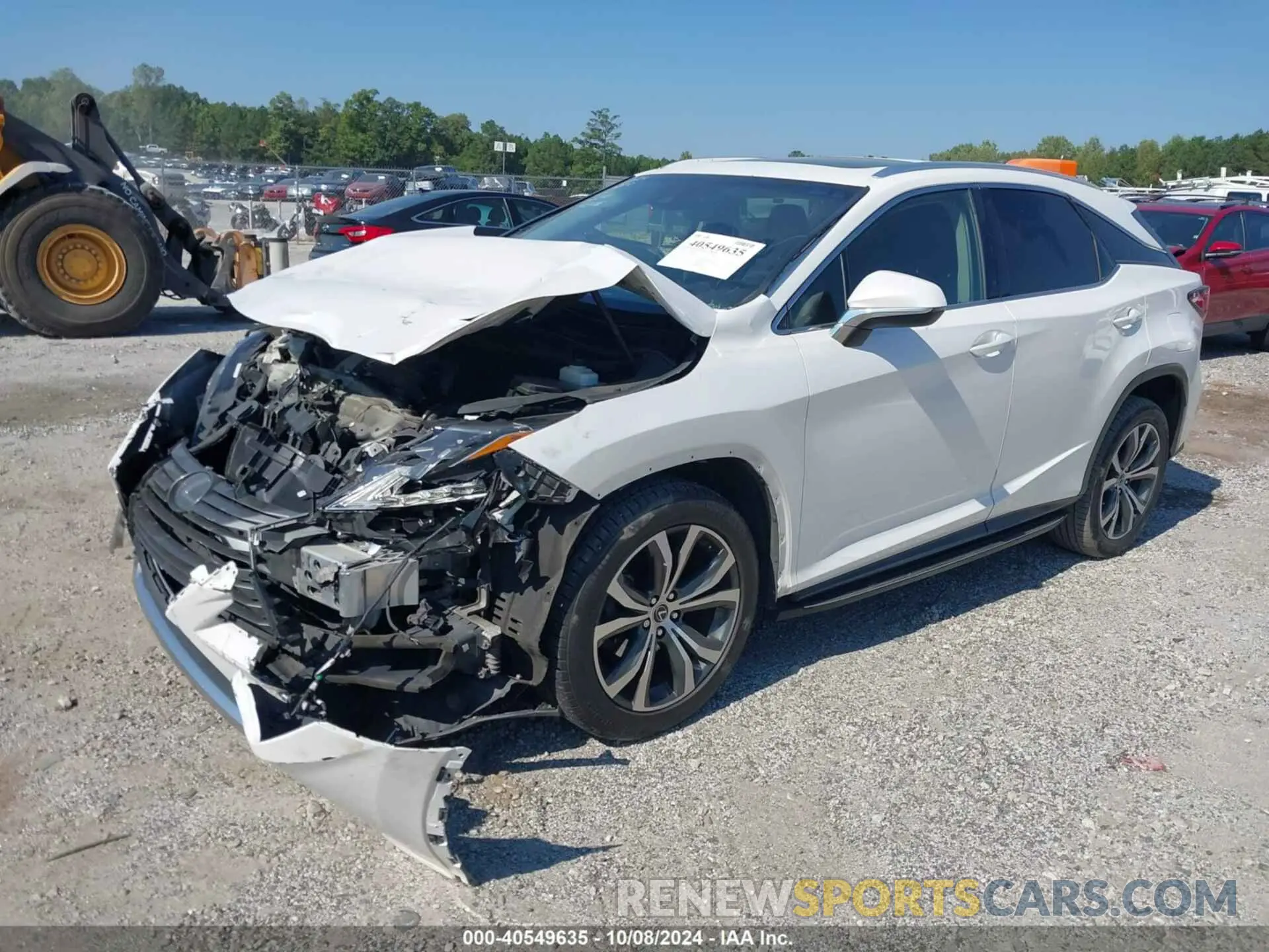 2 Фотография поврежденного автомобиля 2T2BZMCA7KC188241 LEXUS RX 350 2019