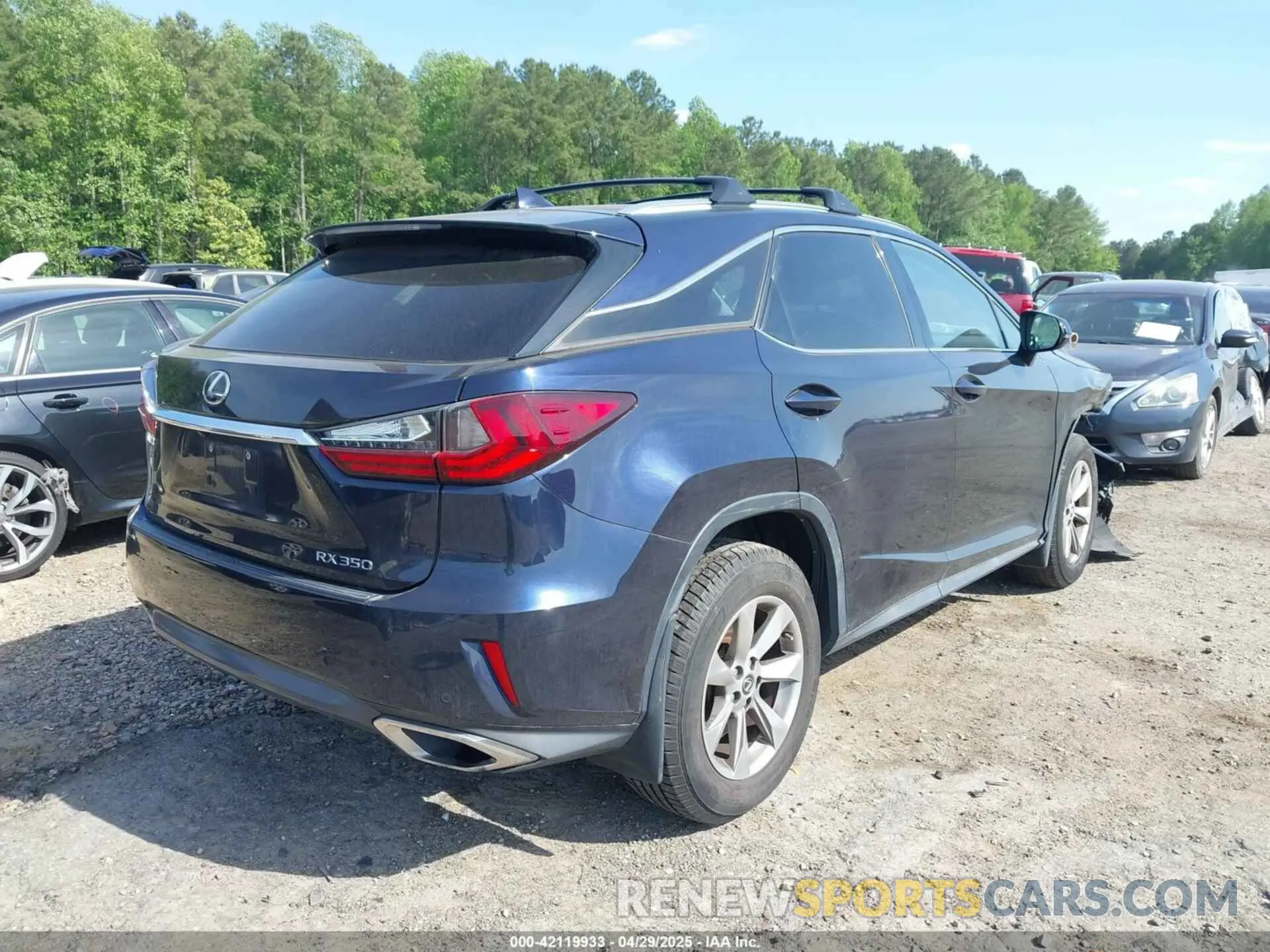 4 Фотография поврежденного автомобиля 2T2BZMCA8KC188037 LEXUS RX 350 2019