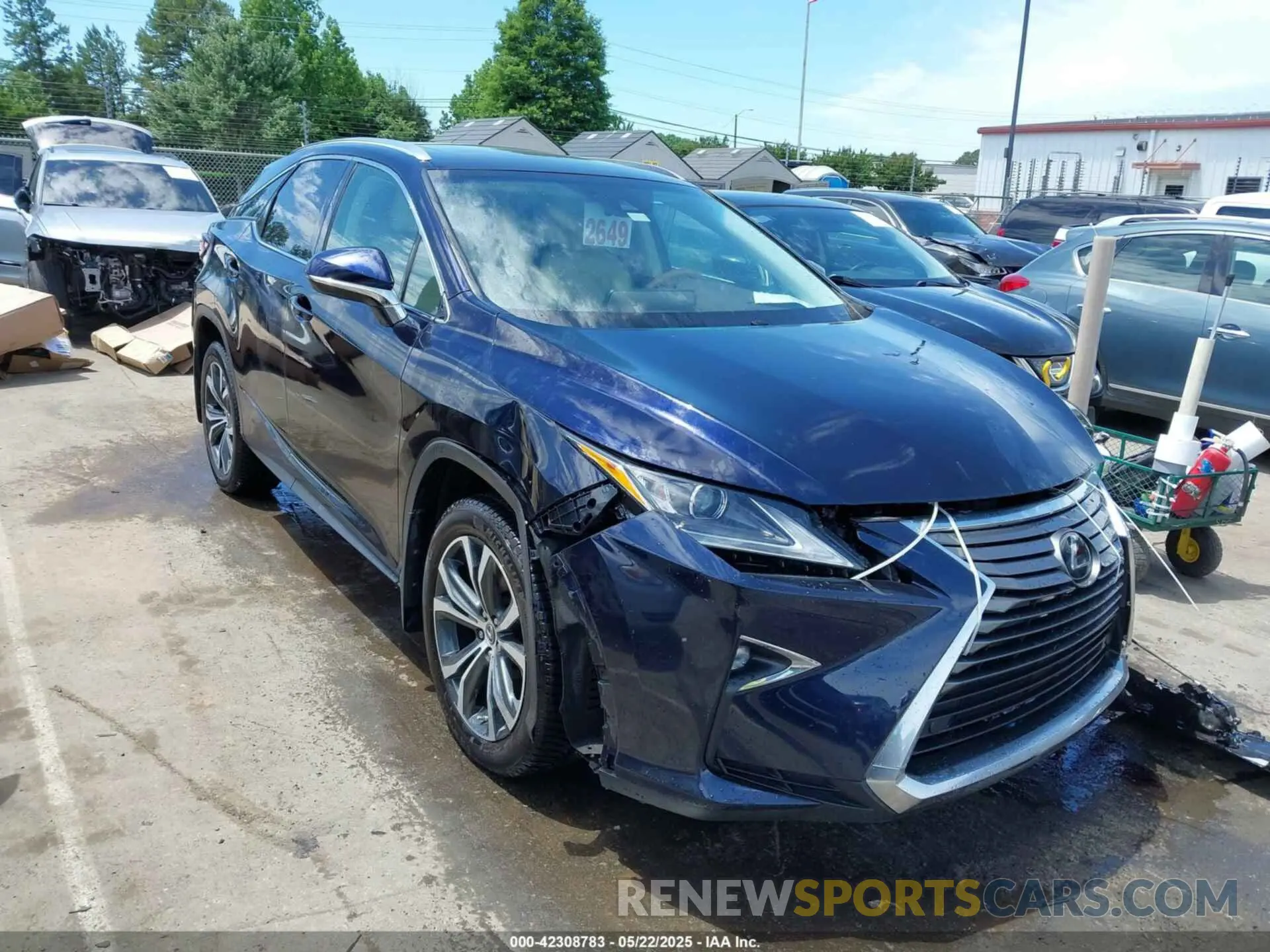 1 Photograph of a damaged car 2T2BZMCAXKC185818 LEXUS RX 350 2019