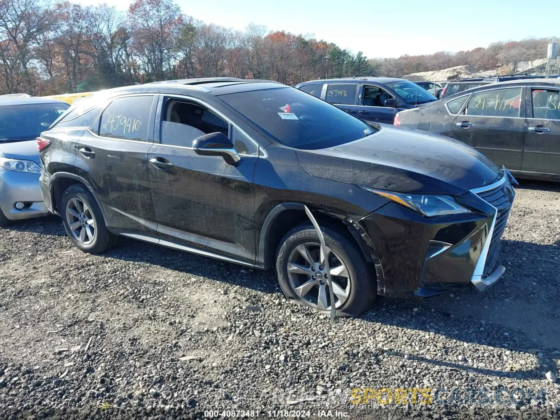 1 Фотография поврежденного автомобиля 2T2BZMCAXKC190288 LEXUS RX 350 2019