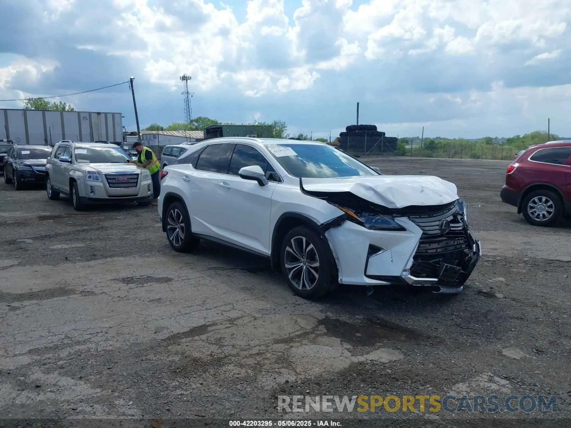 1 Photograph of a damaged car 2T2BZMCAXKC195457 LEXUS RX 350 2019