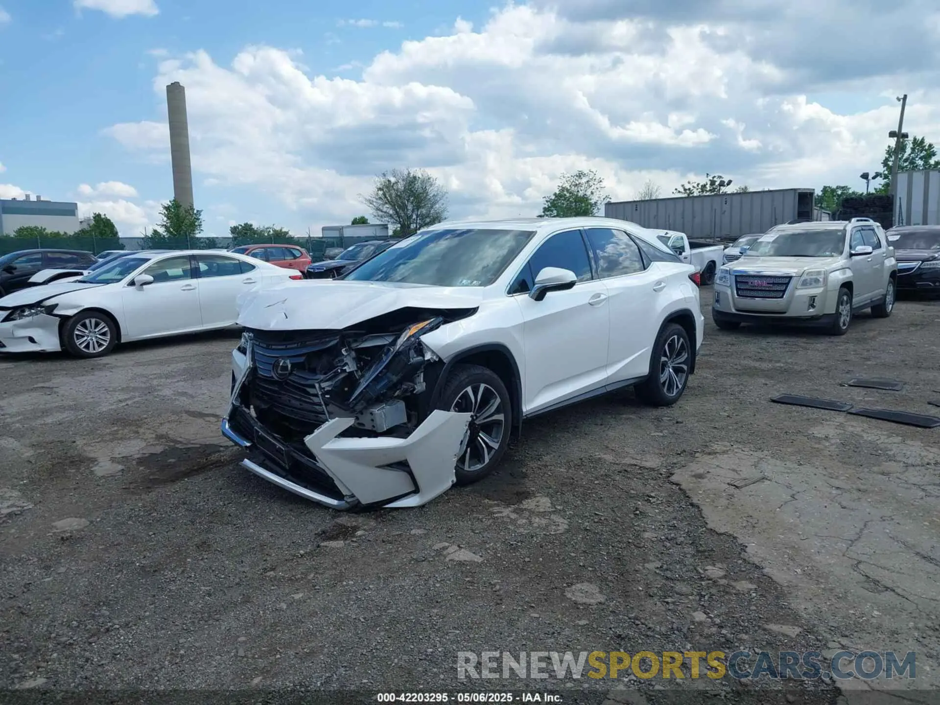 2 Photograph of a damaged car 2T2BZMCAXKC195457 LEXUS RX 350 2019