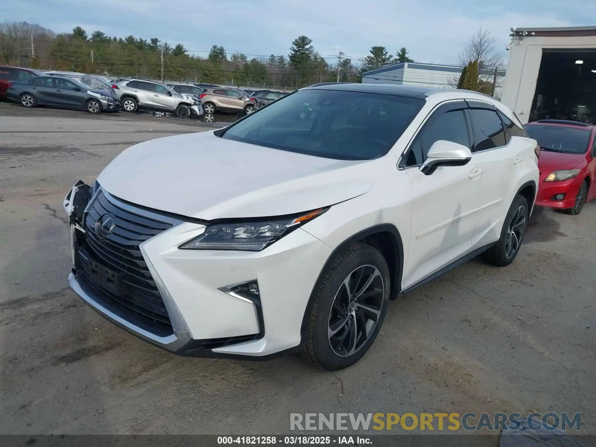2 Фотография поврежденного автомобиля 2T2BZMCAXKC201239 LEXUS RX 350 2019