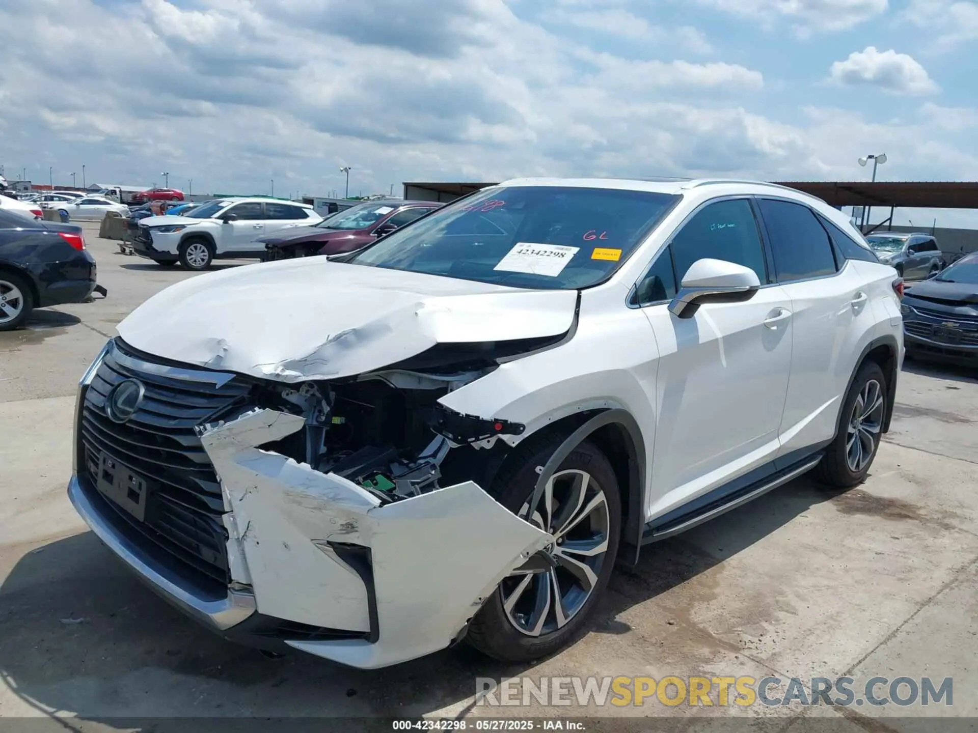 2 Фотография поврежденного автомобиля 2T2ZZMCA3KC133445 LEXUS RX 350 2019