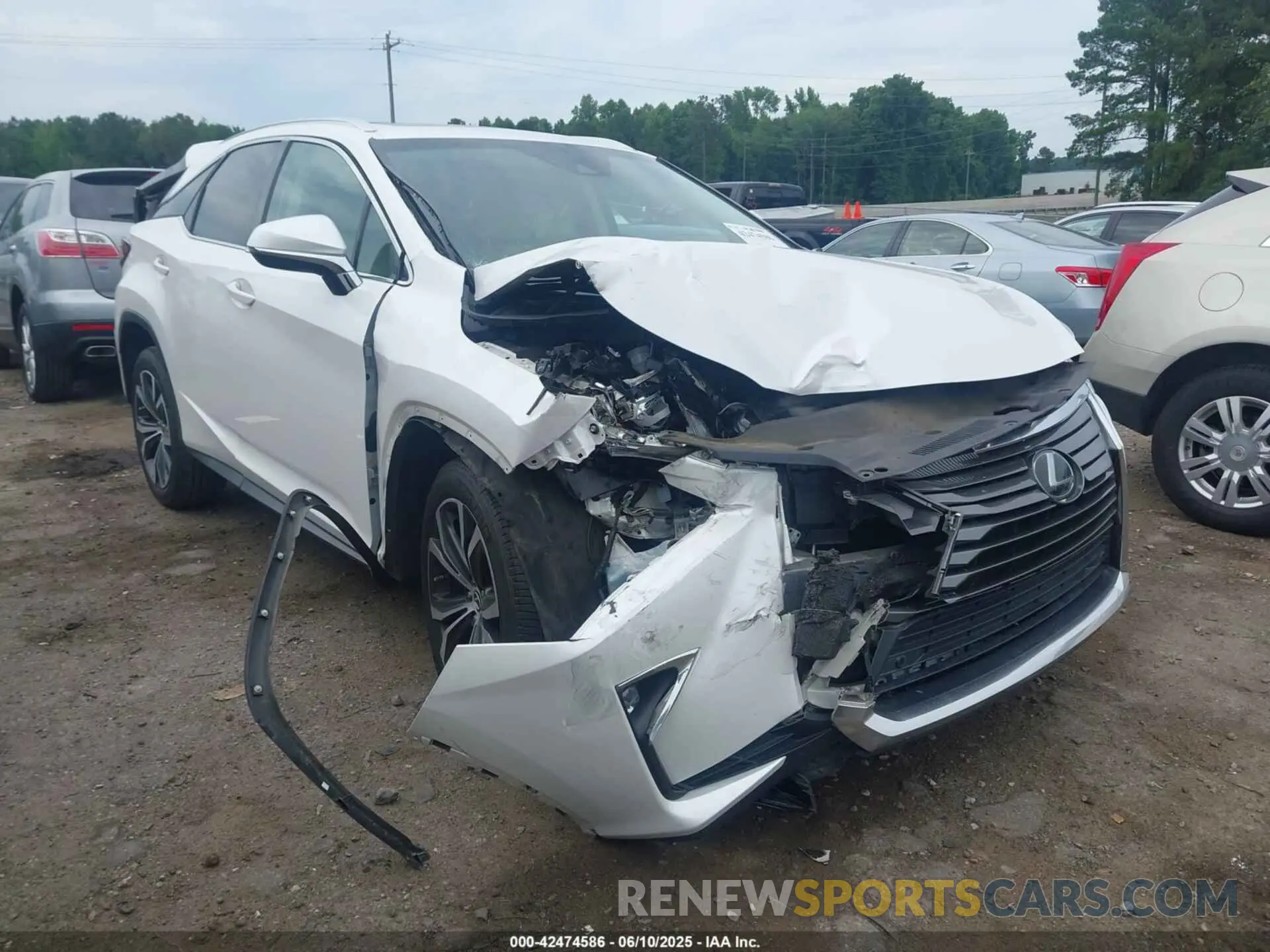 1 Photograph of a damaged car 2T2ZZMCA5KC122432 LEXUS RX 350 2019