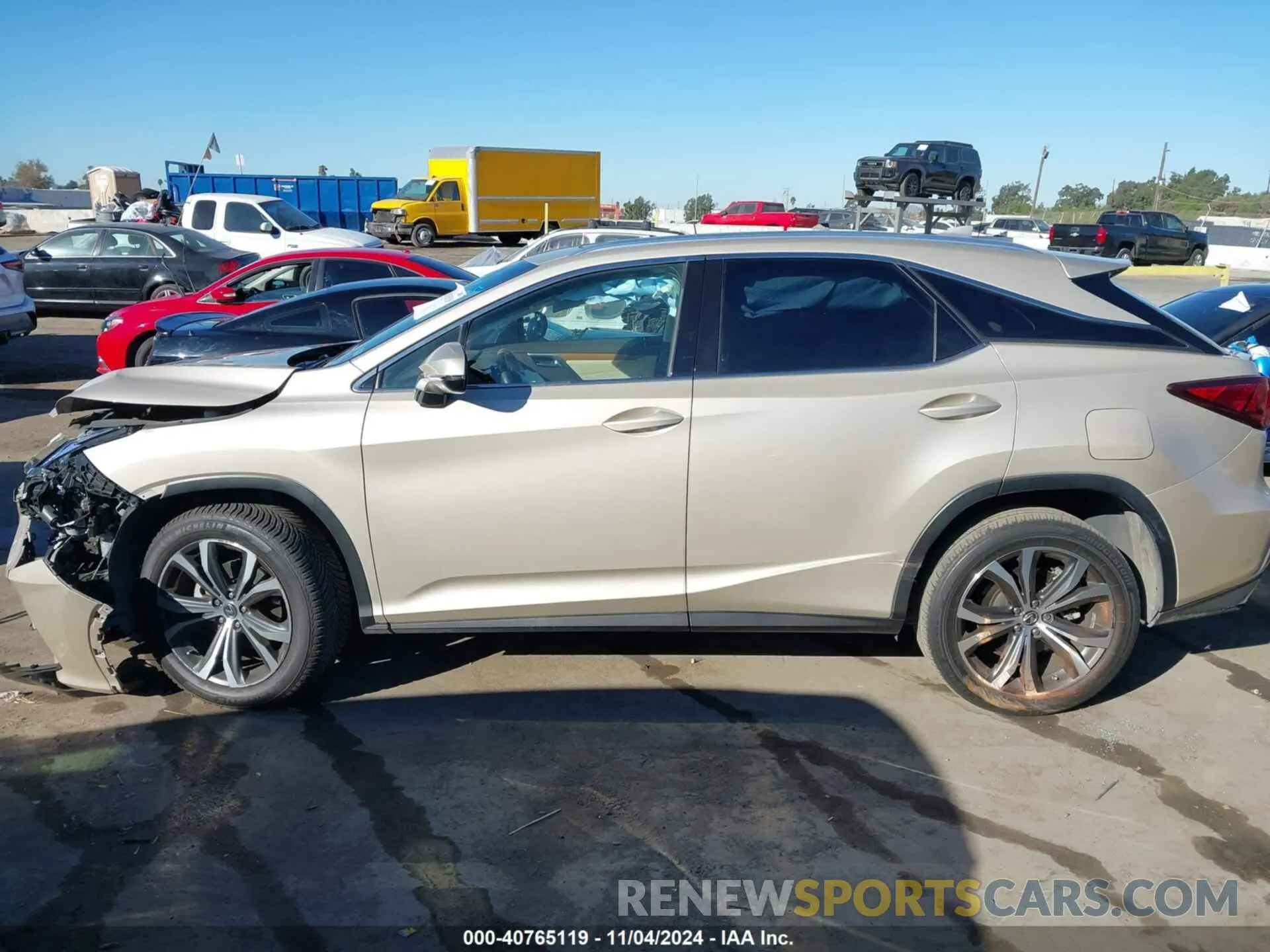 14 Photograph of a damaged car 2T2ZZMCA6KC117921 LEXUS RX 350 2019