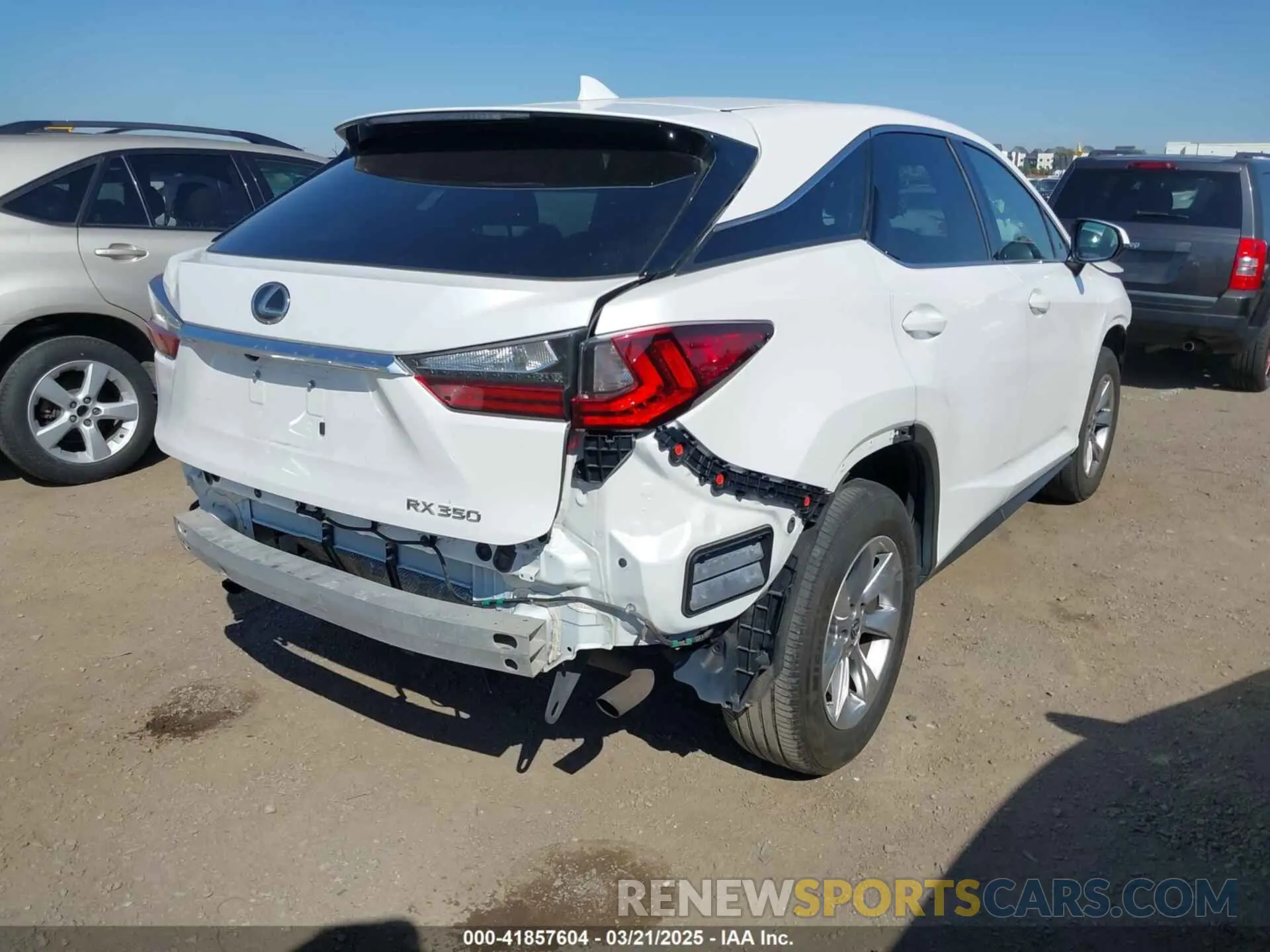 4 Photograph of a damaged car 2T2ZZMCA6KC133598 LEXUS RX 350 2019