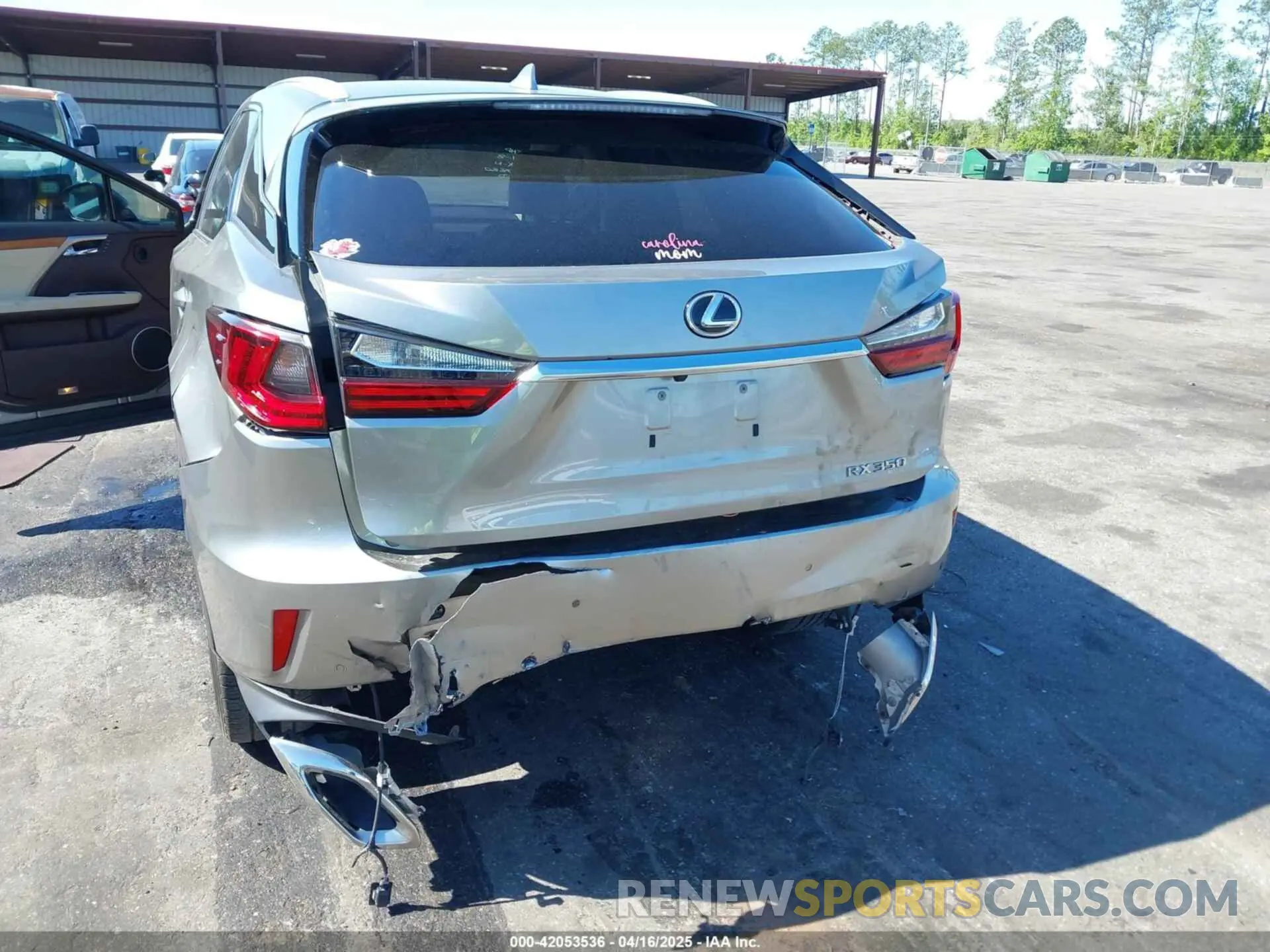 6 Photograph of a damaged car 2T2ZZMCA7KC150880 LEXUS RX 350 2019