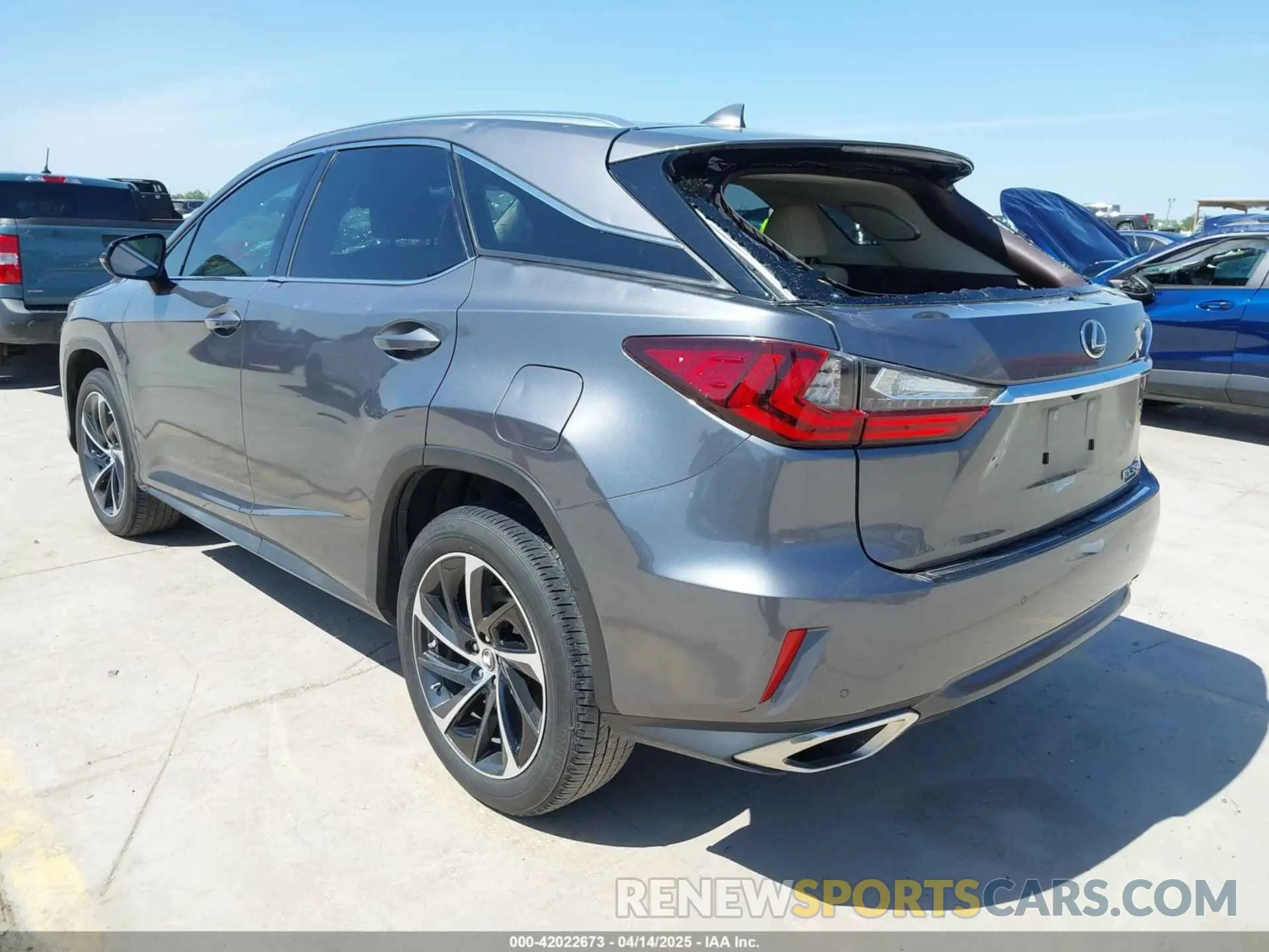 3 Фотография поврежденного автомобиля 2T2ZZMCA8KC149401 LEXUS RX 350 2019