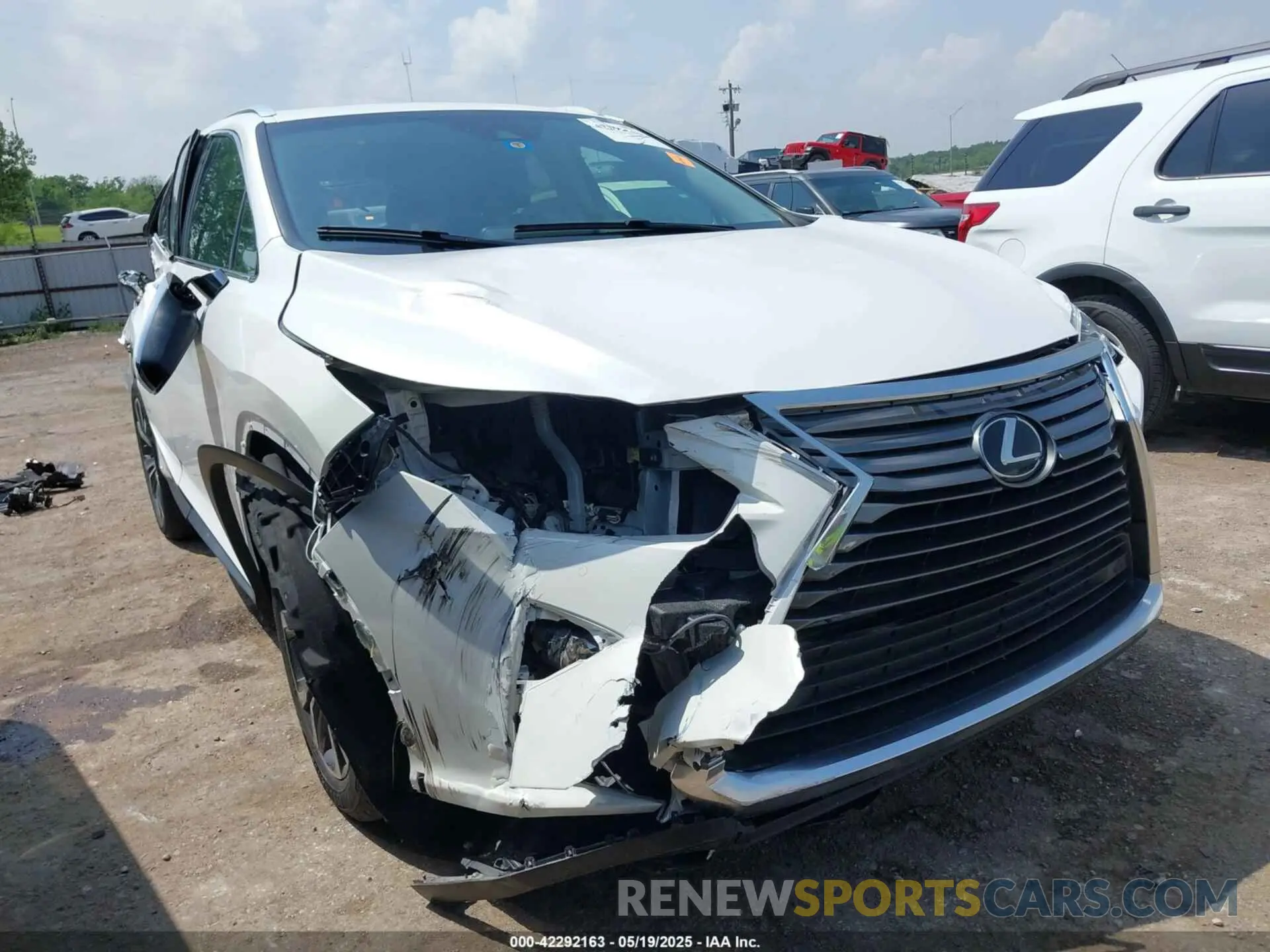 1 Photograph of a damaged car 2T2ZZMCA9KC128962 LEXUS RX 350 2019
