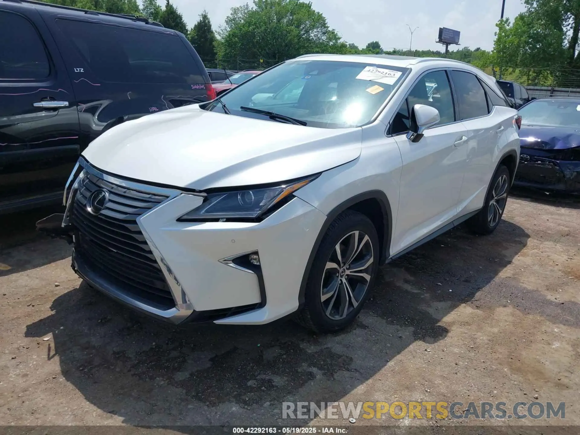 2 Photograph of a damaged car 2T2ZZMCA9KC128962 LEXUS RX 350 2019