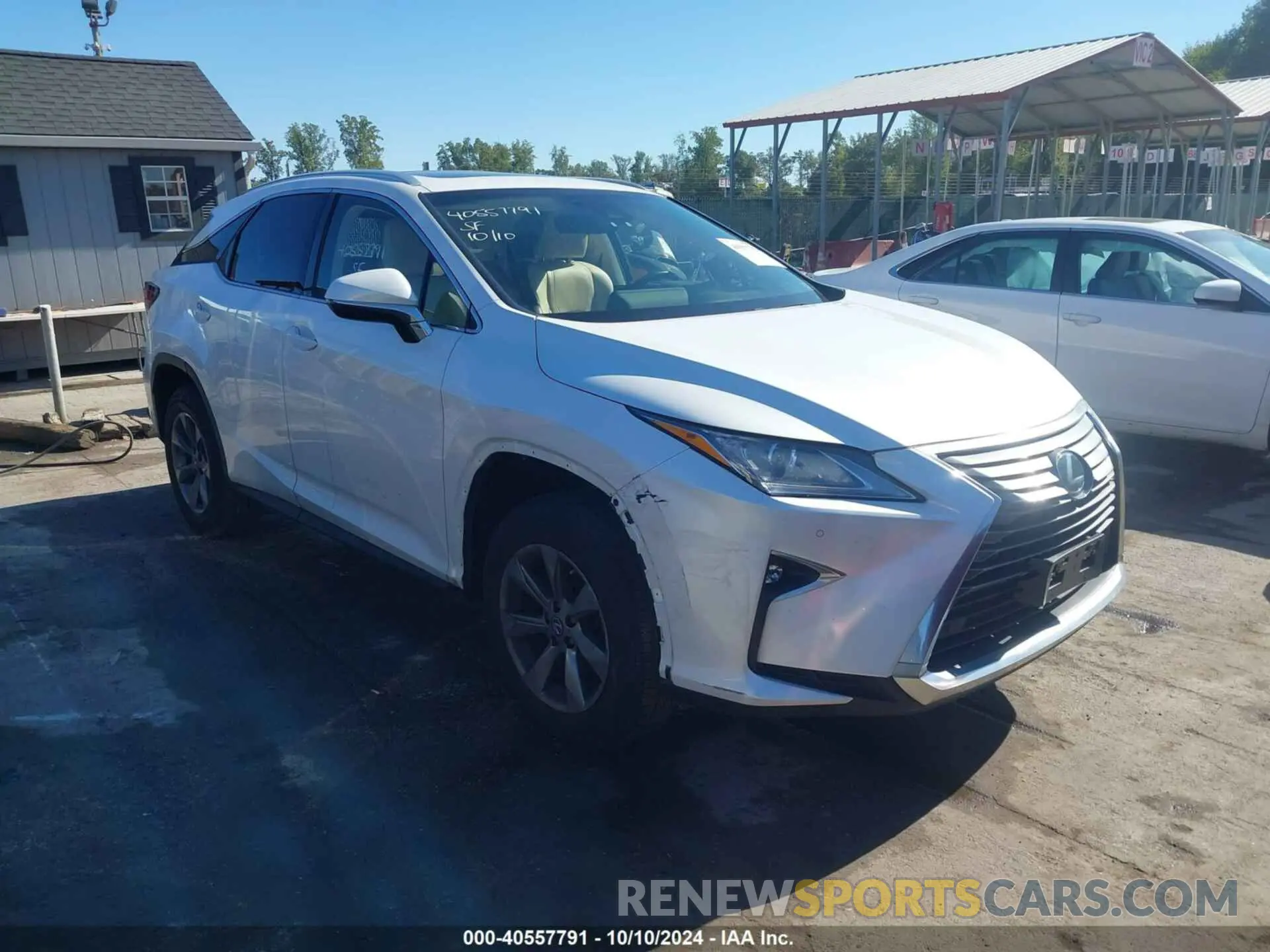 1 Photograph of a damaged car JTJBZMCA0K2041369 LEXUS RX 350 2019