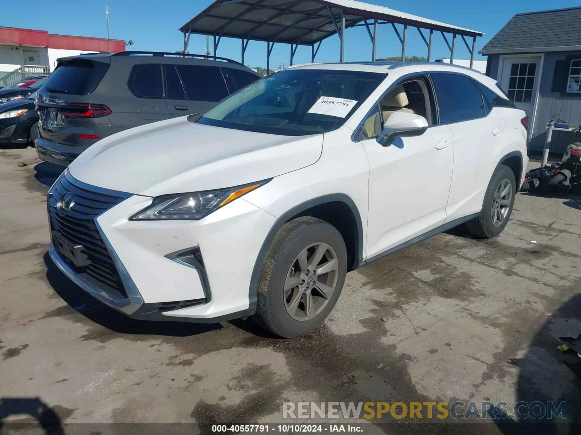 2 Photograph of a damaged car JTJBZMCA0K2041369 LEXUS RX 350 2019