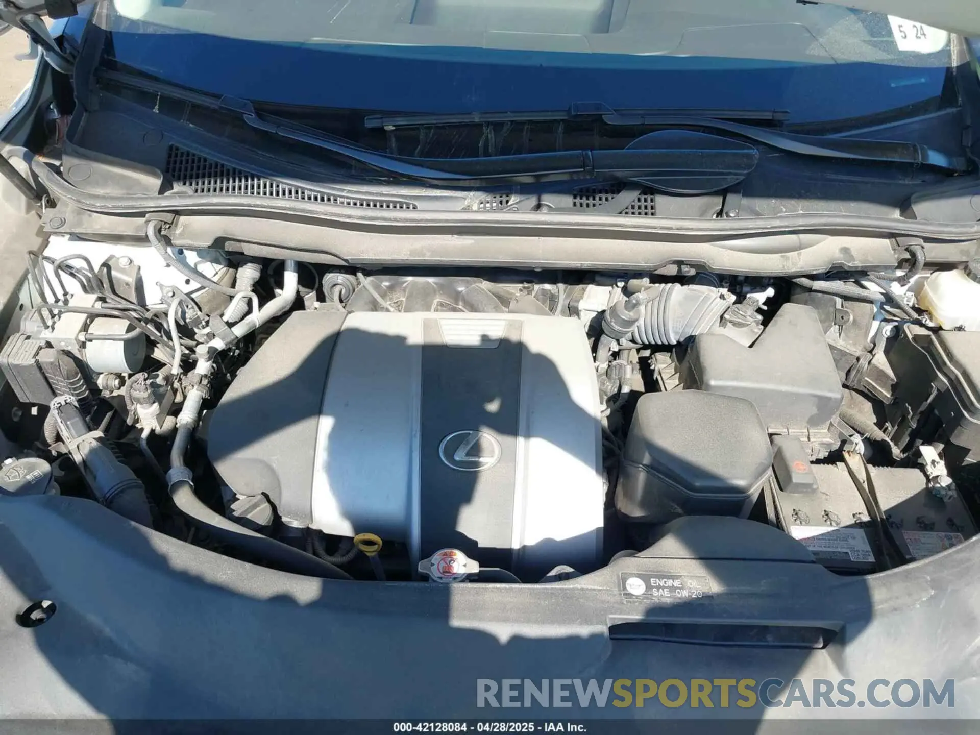 10 Photograph of a damaged car JTJBZMCA0K2041419 LEXUS RX 350 2019