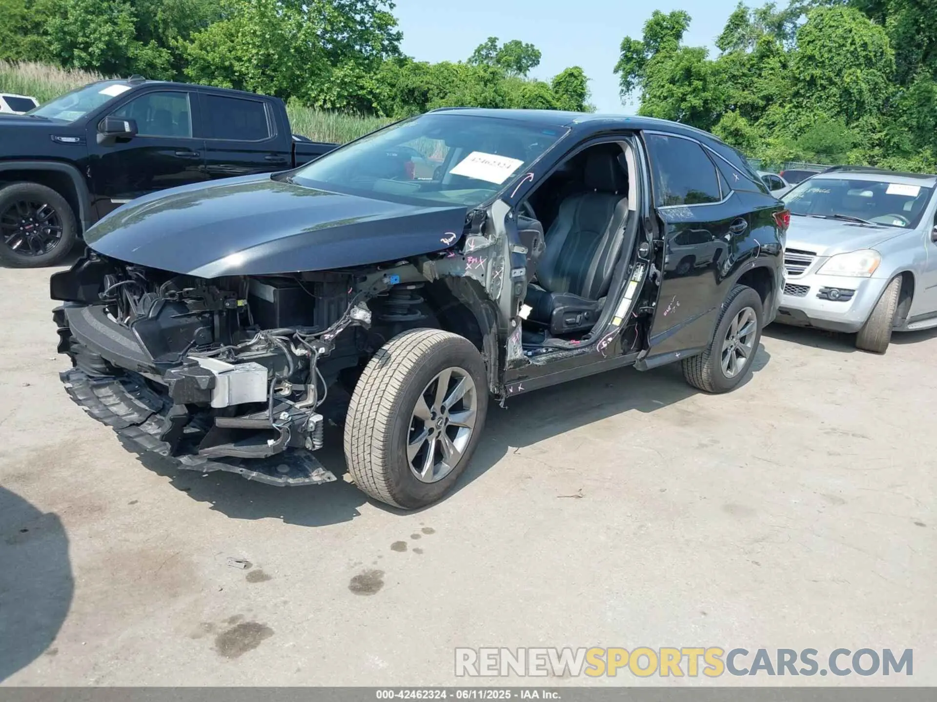 2 Photograph of a damaged car JTJBZMCA6K2040873 LEXUS RX 350 2019