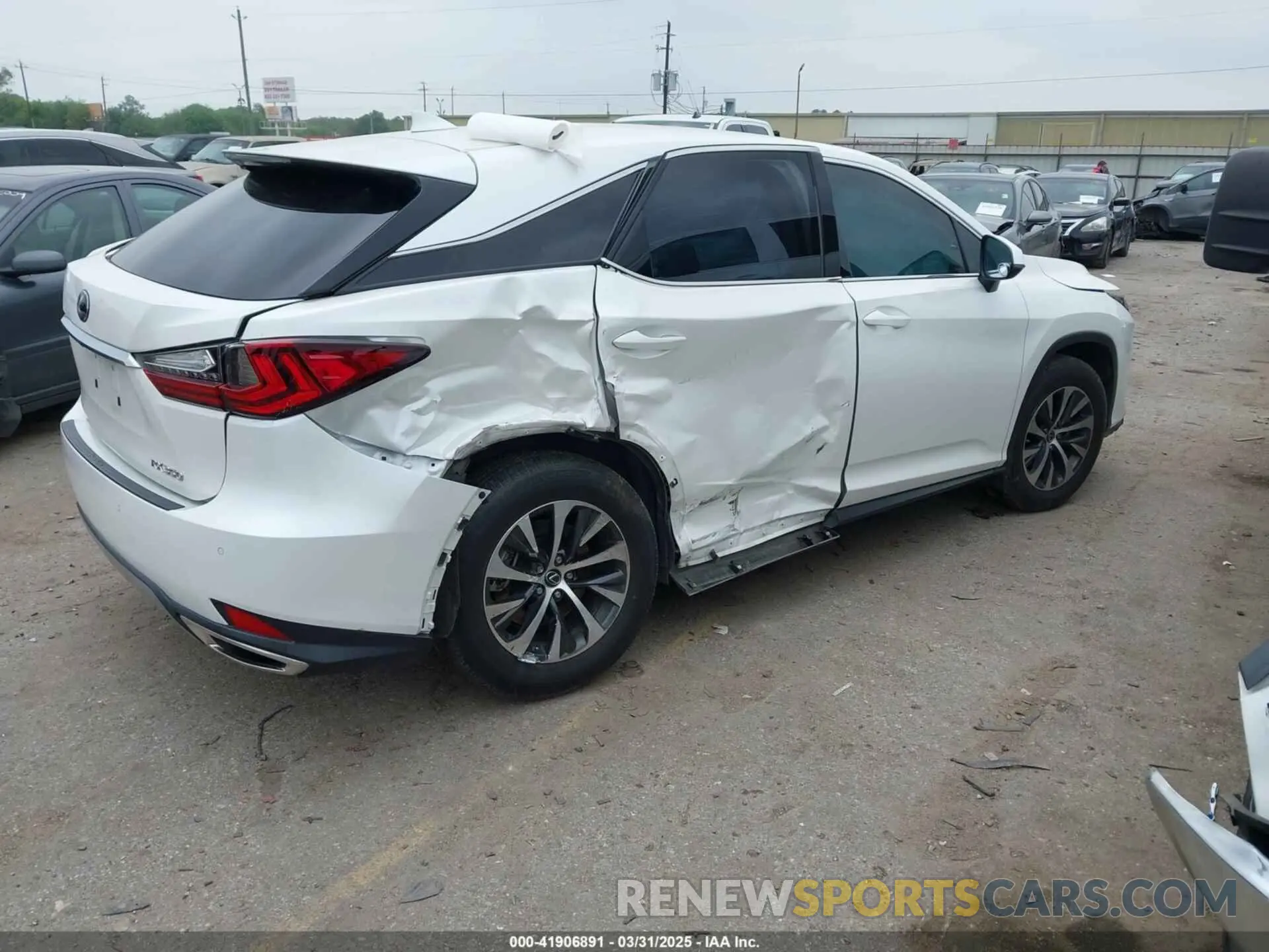 4 Фотография поврежденного автомобиля 2T2AZMAA7LC171391 LEXUS RX 350 2020