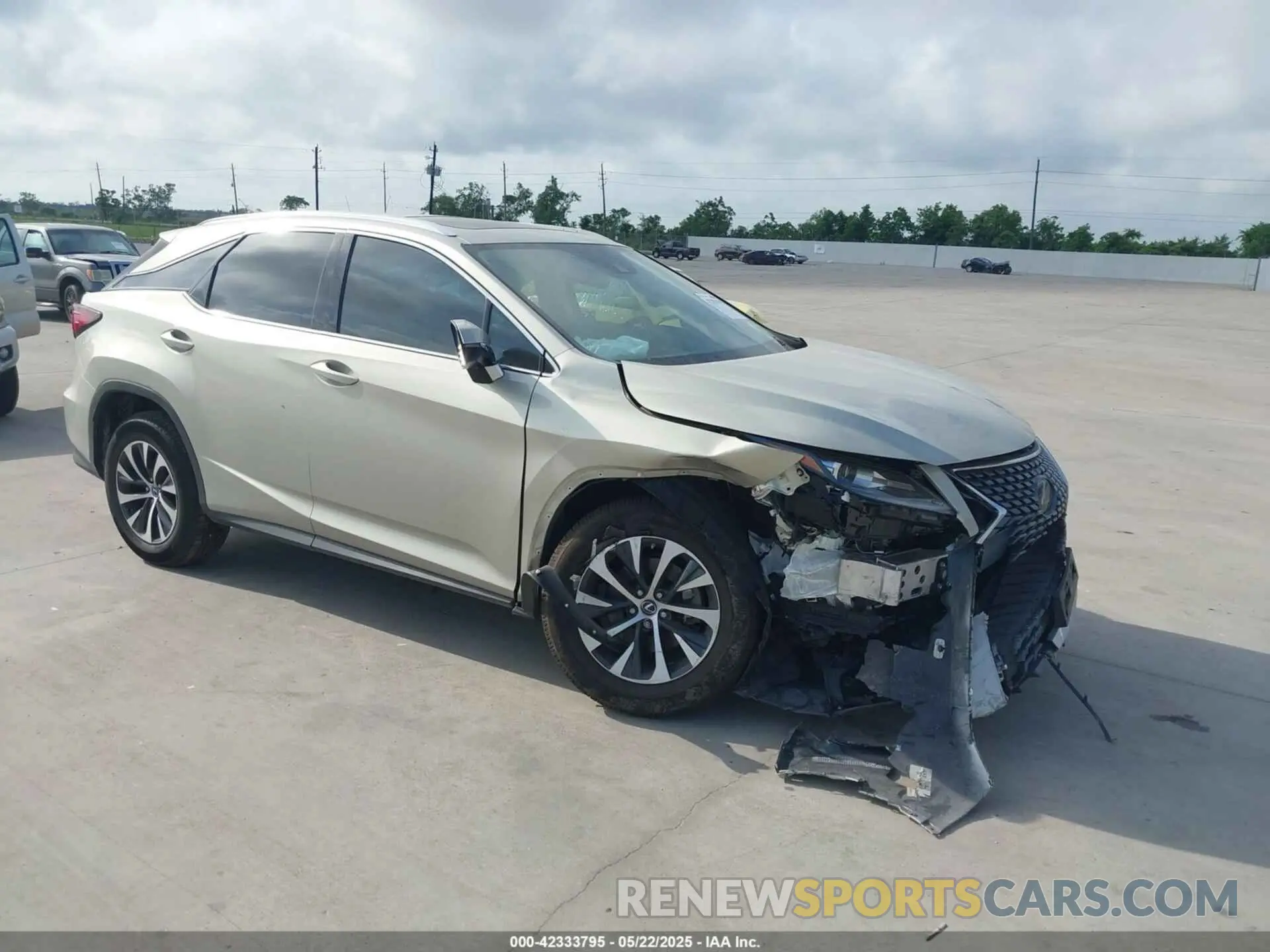 1 Фотография поврежденного автомобиля 2T2AZMAA8LC151876 LEXUS RX 350 2020