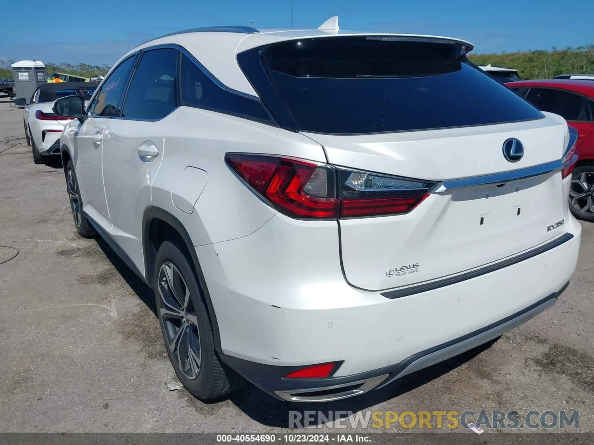 3 Photograph of a damaged car 2T2HZMAA0LC155032 LEXUS RX 350 2020