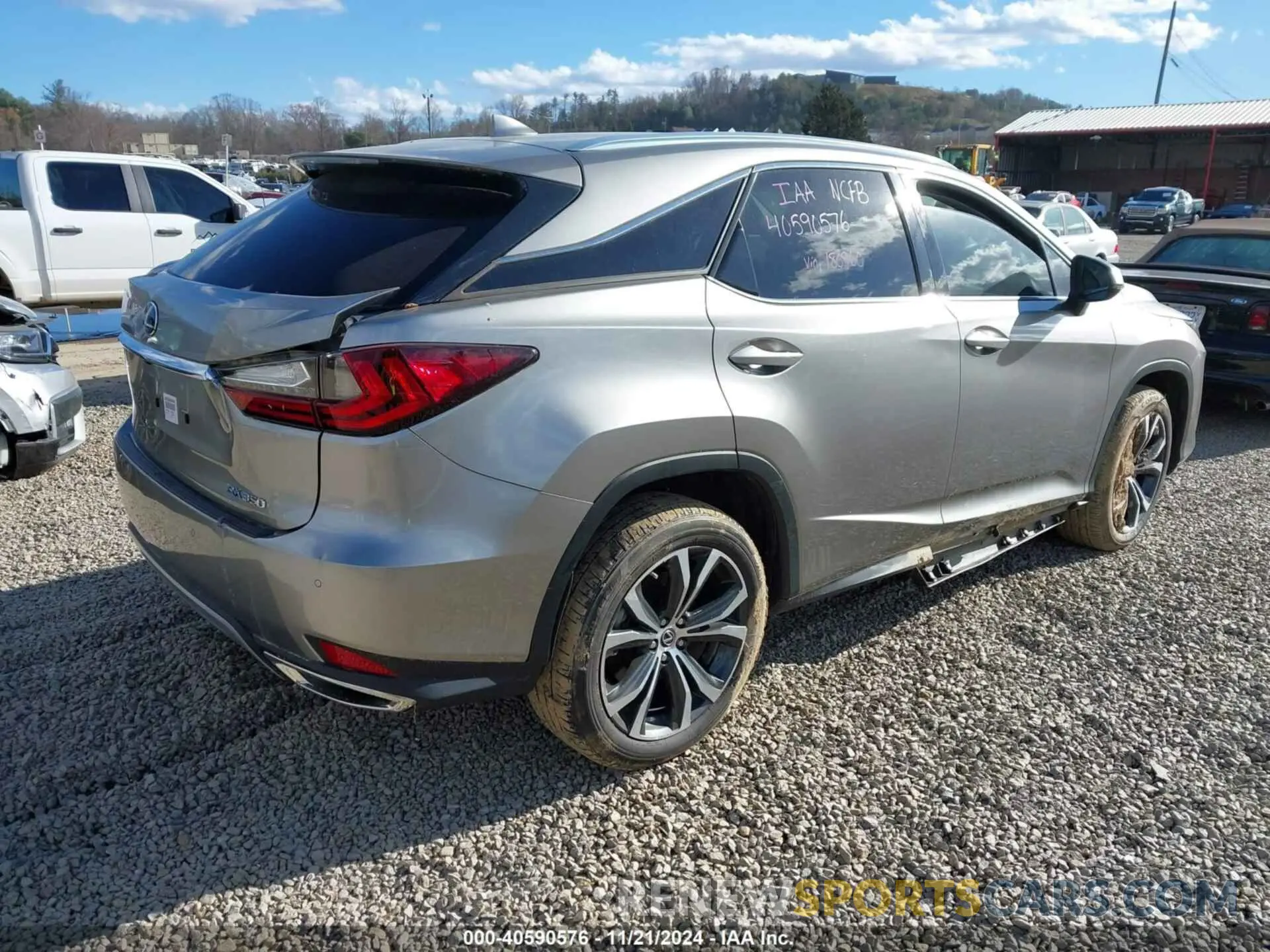 4 Фотография поврежденного автомобиля 2T2HZMAA1LC180960 LEXUS RX 350 2020
