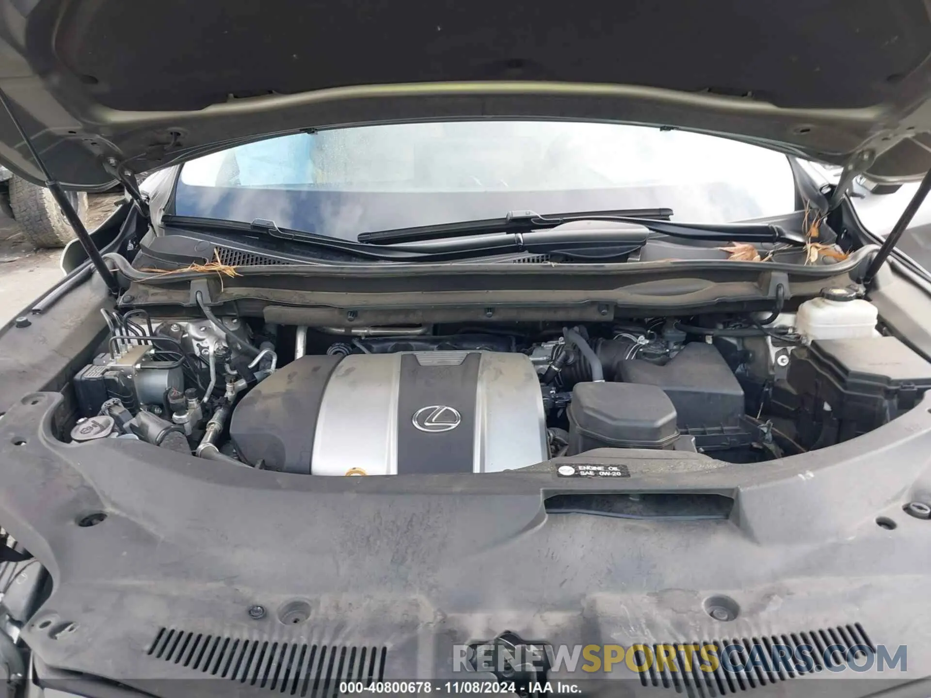 10 Photograph of a damaged car 2T2HZMAA3LC159382 LEXUS RX 350 2020