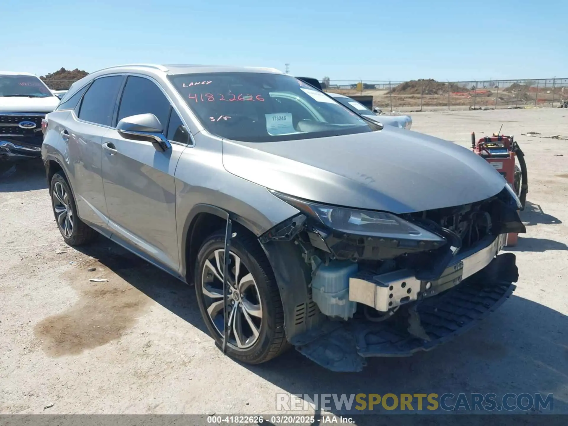 1 Фотография поврежденного автомобиля 2T2HZMAA3LC168454 LEXUS RX 350 2020