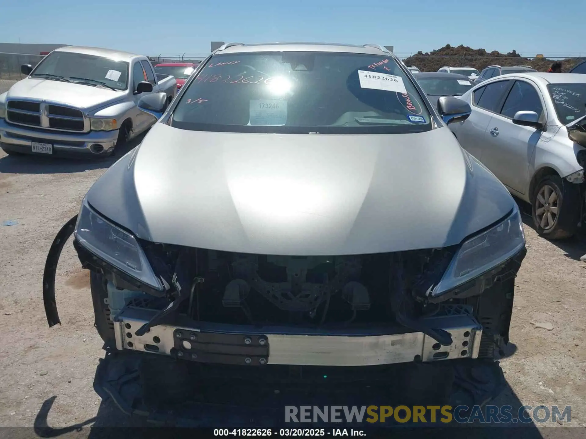 12 Фотография поврежденного автомобиля 2T2HZMAA3LC168454 LEXUS RX 350 2020