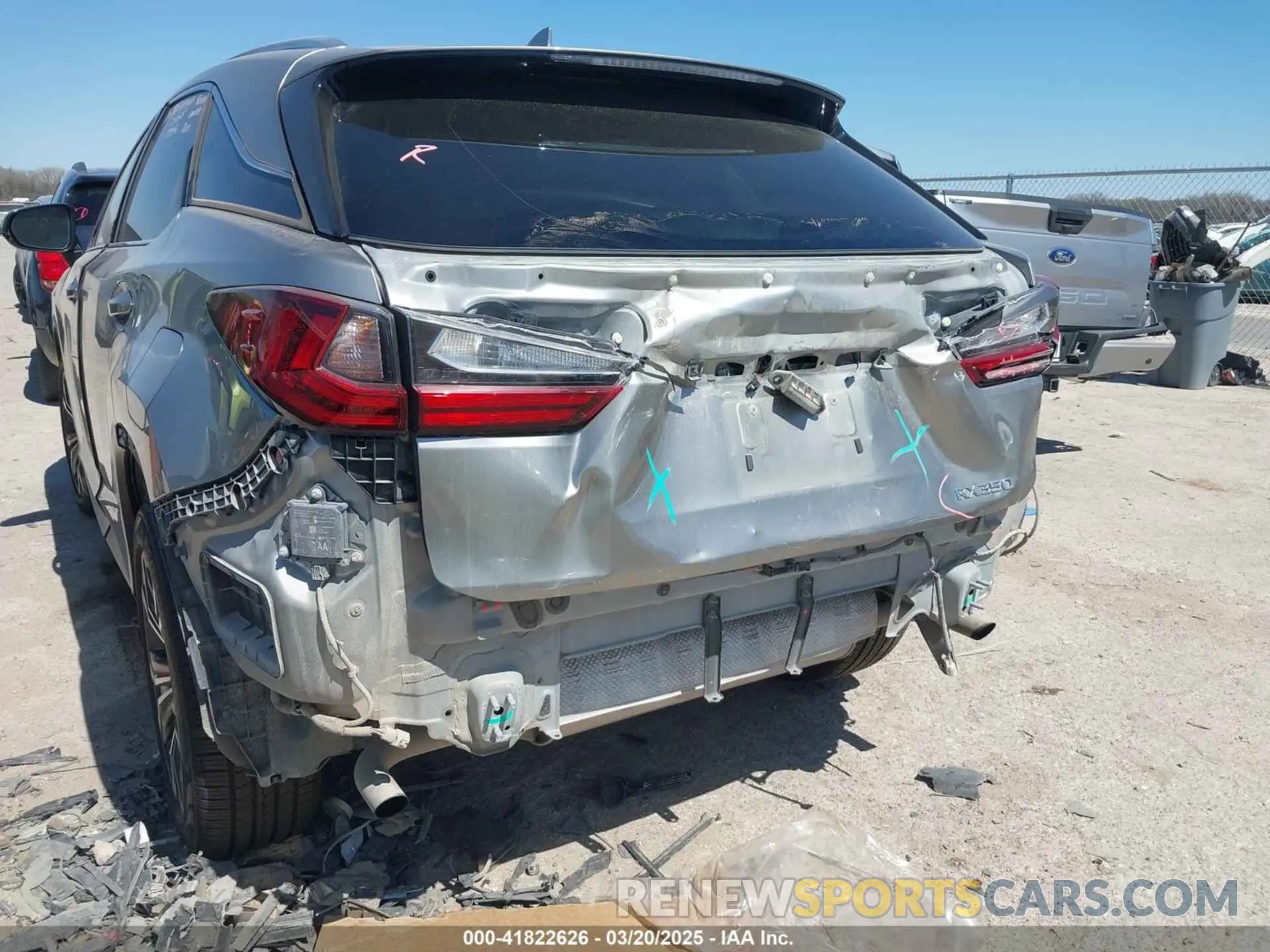 17 Фотография поврежденного автомобиля 2T2HZMAA3LC168454 LEXUS RX 350 2020