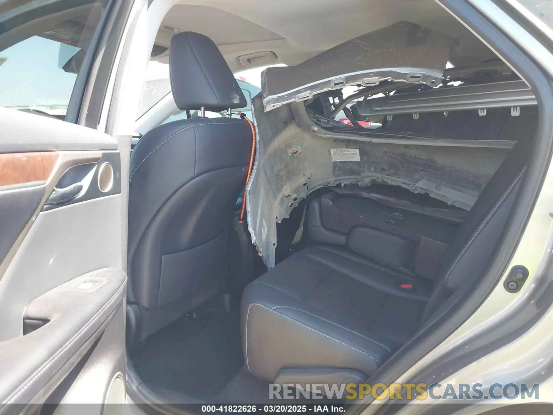 8 Фотография поврежденного автомобиля 2T2HZMAA3LC168454 LEXUS RX 350 2020