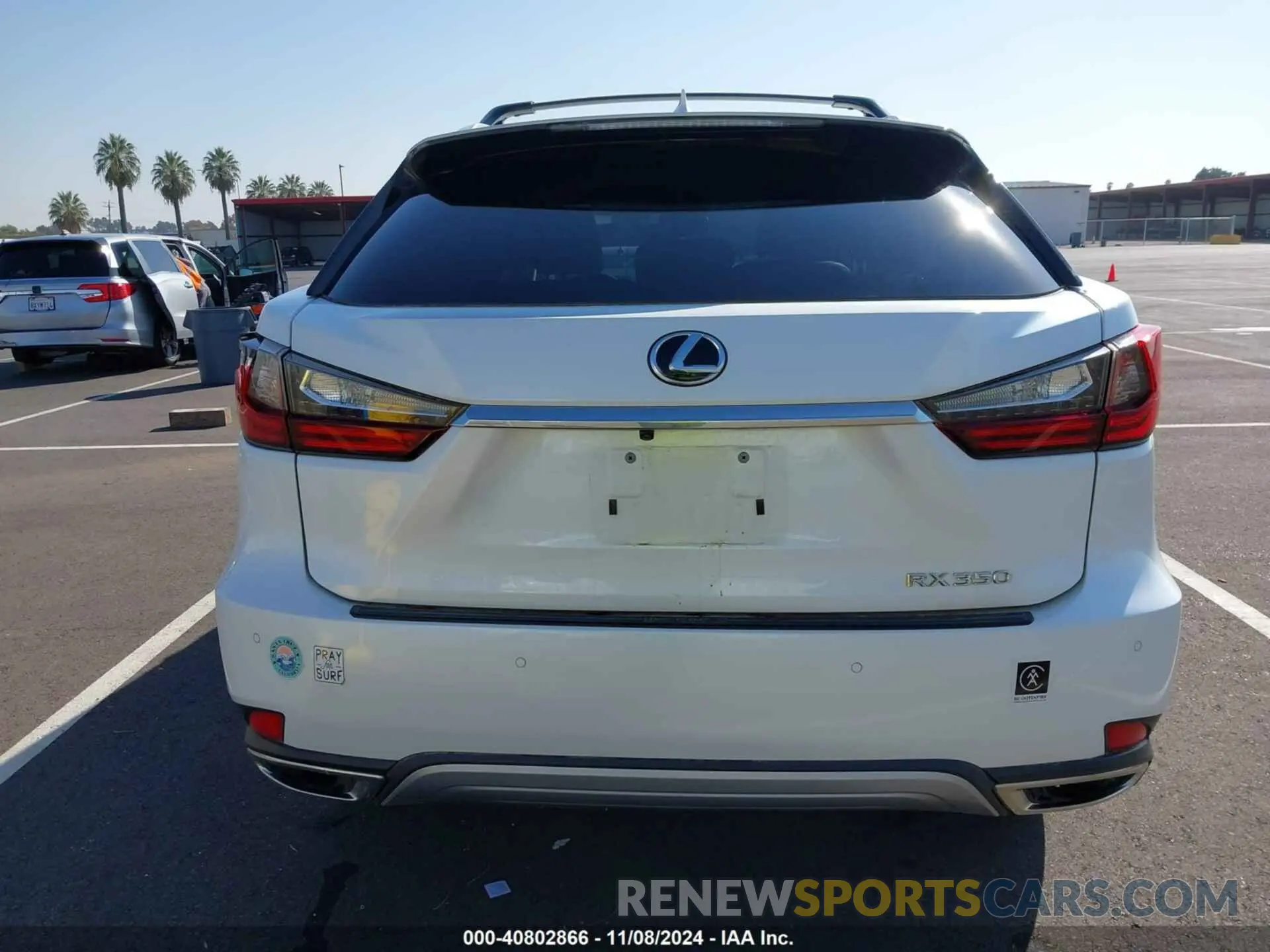16 Photograph of a damaged car 2T2HZMAA5LC165376 LEXUS RX 350 2020